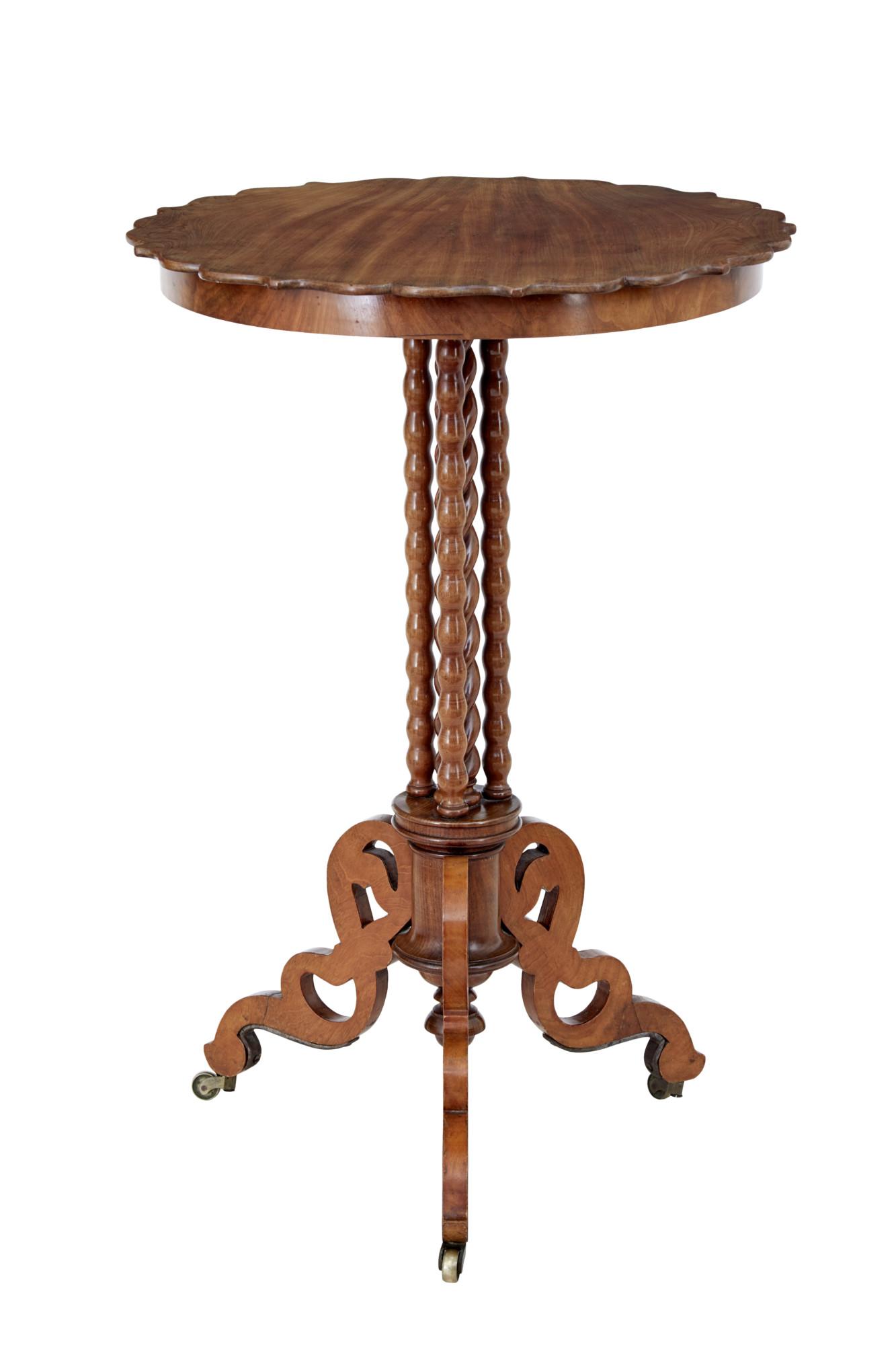 Late 19th Century Mahogany Bobbin Turned Occasional Table (1 of 8)