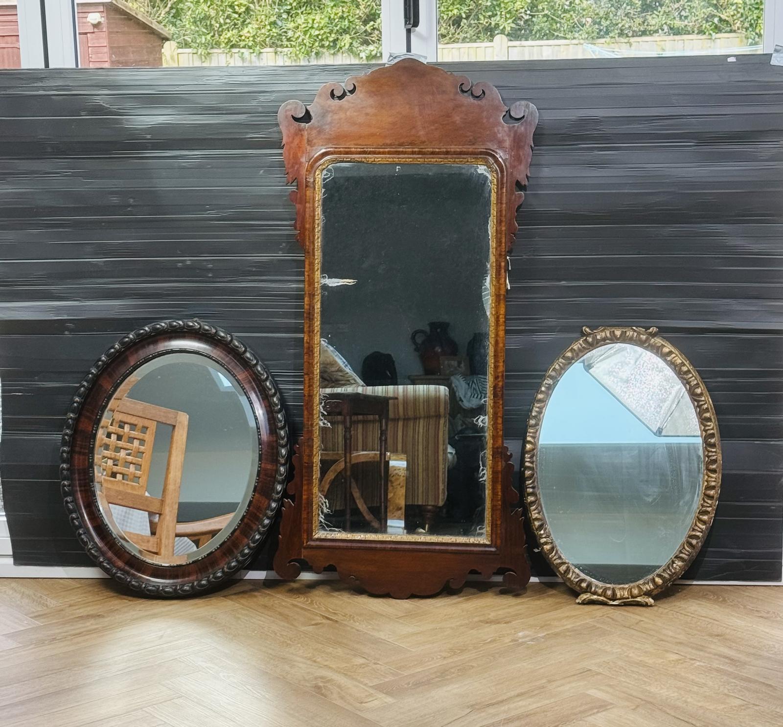 Large Georgian Fretwork Mirror (1 of 7)