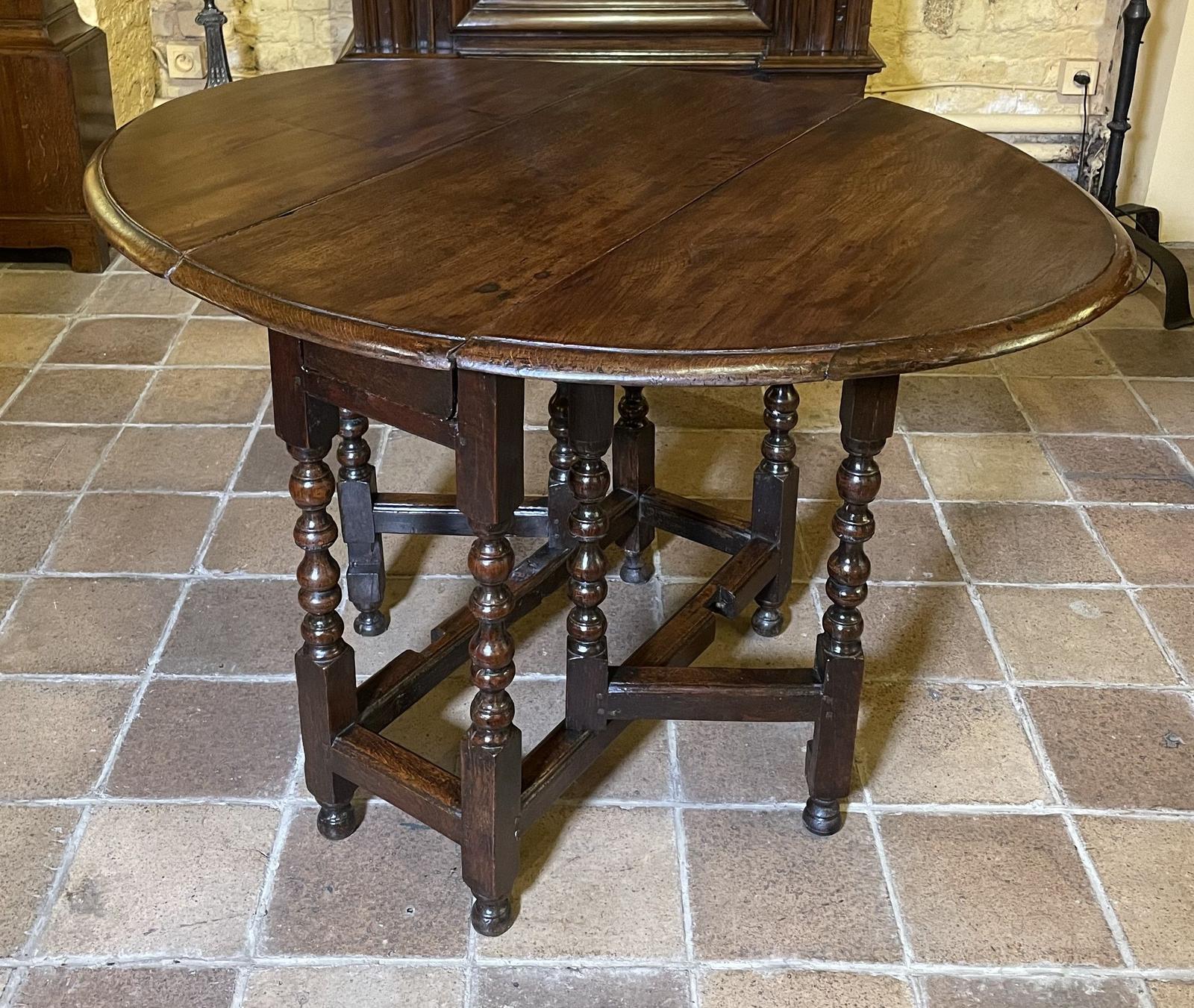 Oak Gateleg Table - 17th Century (1 of 6)