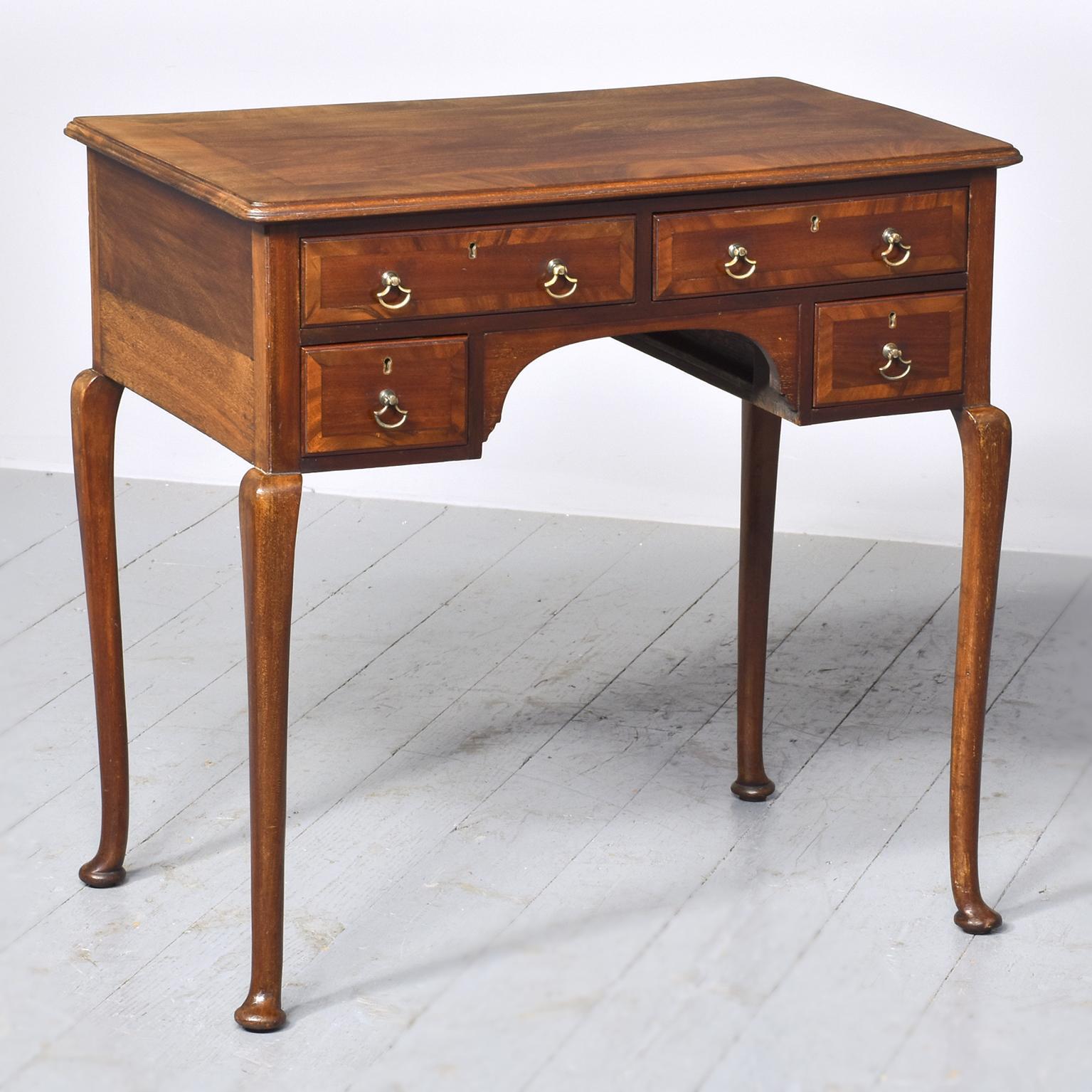 George III Style Mahogany Lowboy (1 of 10)