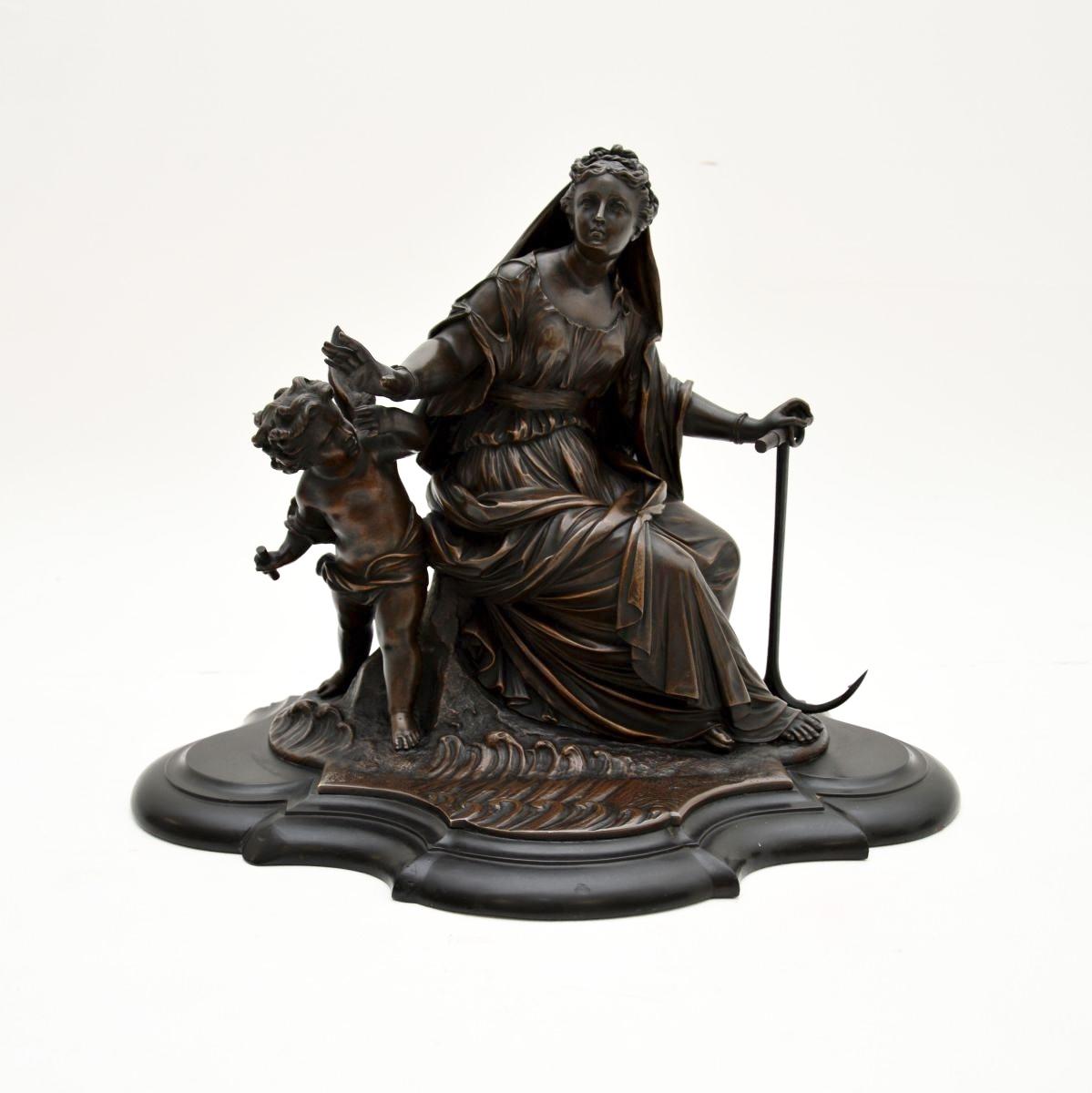 Antique French Bronze Sculpture (1 of 10) Antique French Bronze Sculpture (1 of 10)