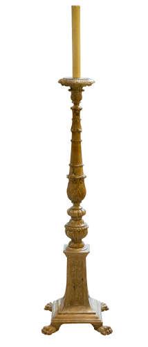Antique Italian Carved Pinewood Torchere (1 of 6) Antique Italian Carved Pinewood Torchere (1 of 6)