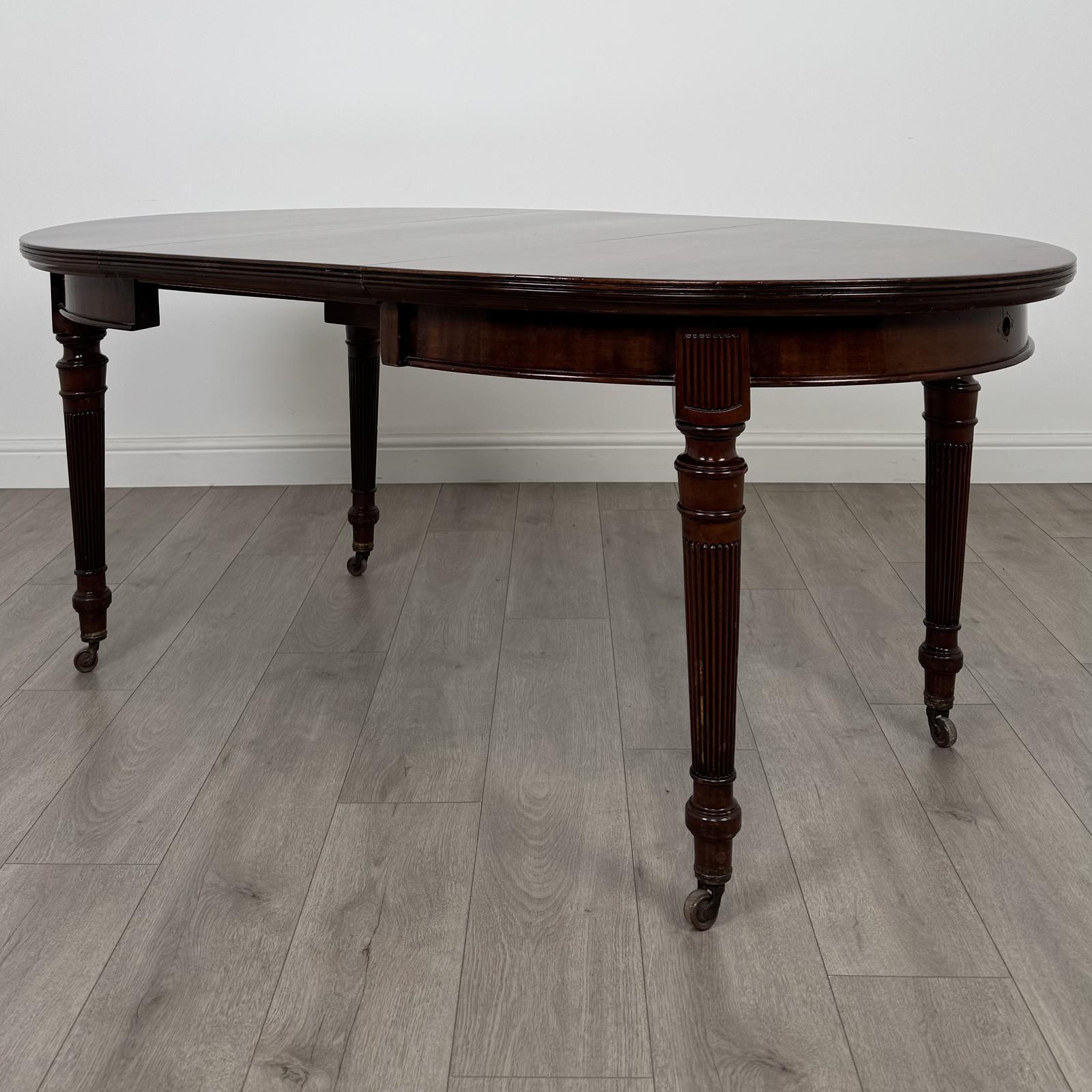 Antique 19th Century Regency Dining Table In Mahogany (1 of 9) Antique 19th Century Regency Dining Table In Mahogany (1 of 9)