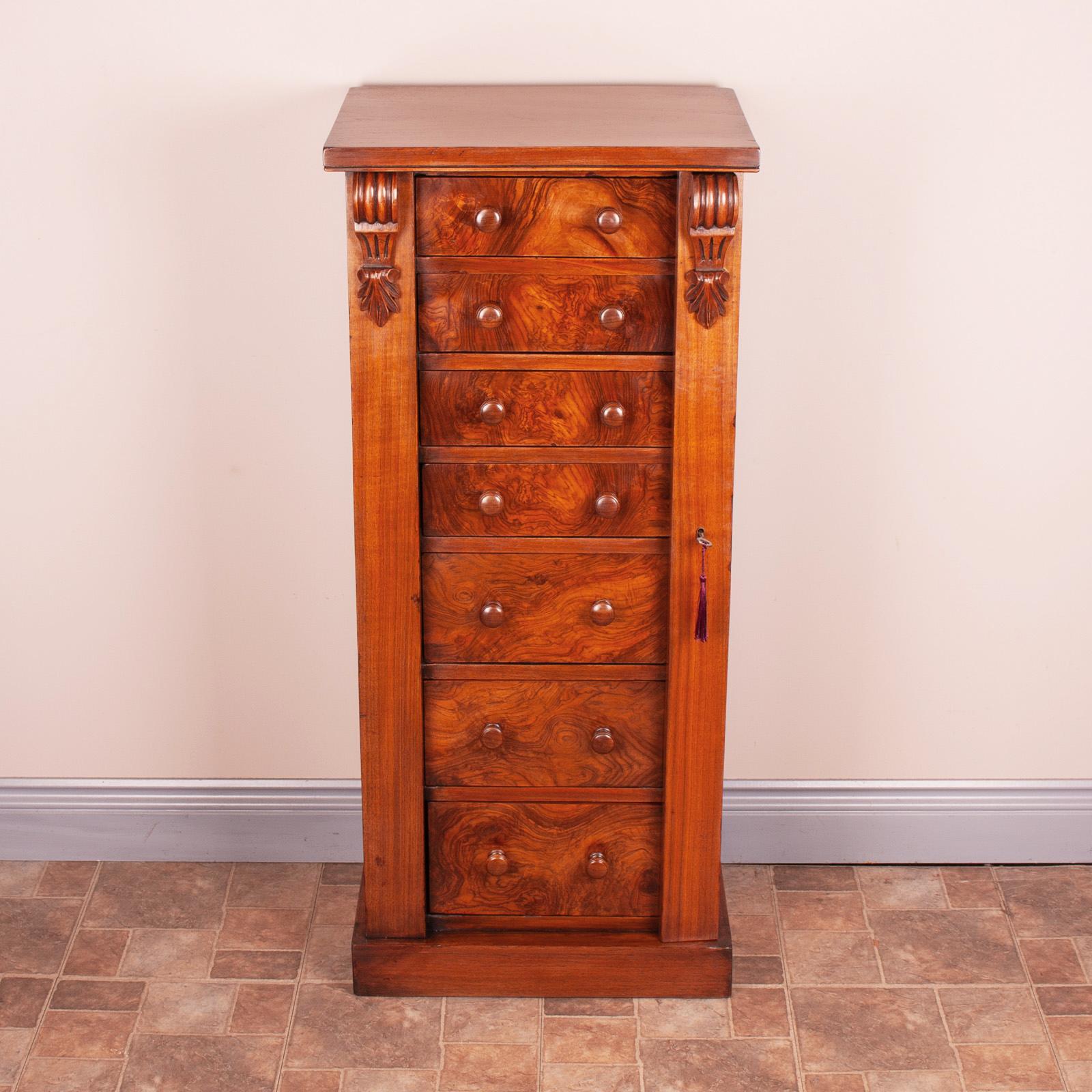 Victorian Walnut Wellington Chest of Drawers (1 of 10)