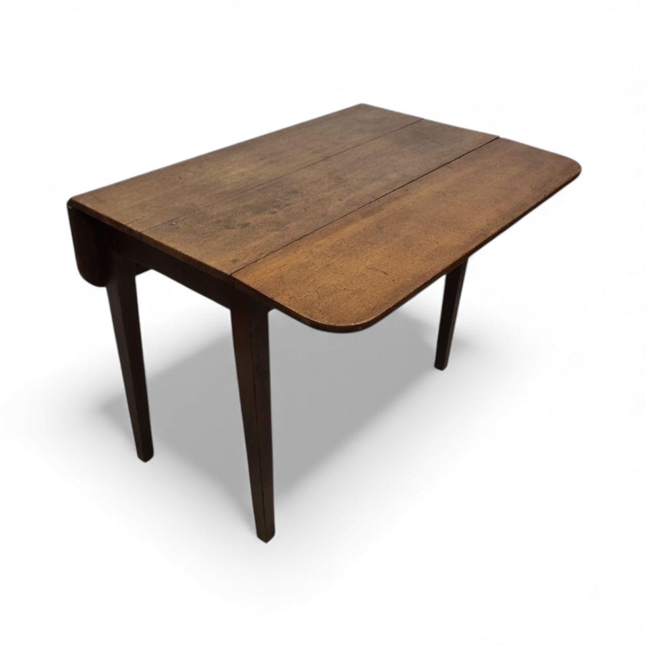 Antique Oak Drop Leaf Kitchen Table / c.1920 (1 of 8)