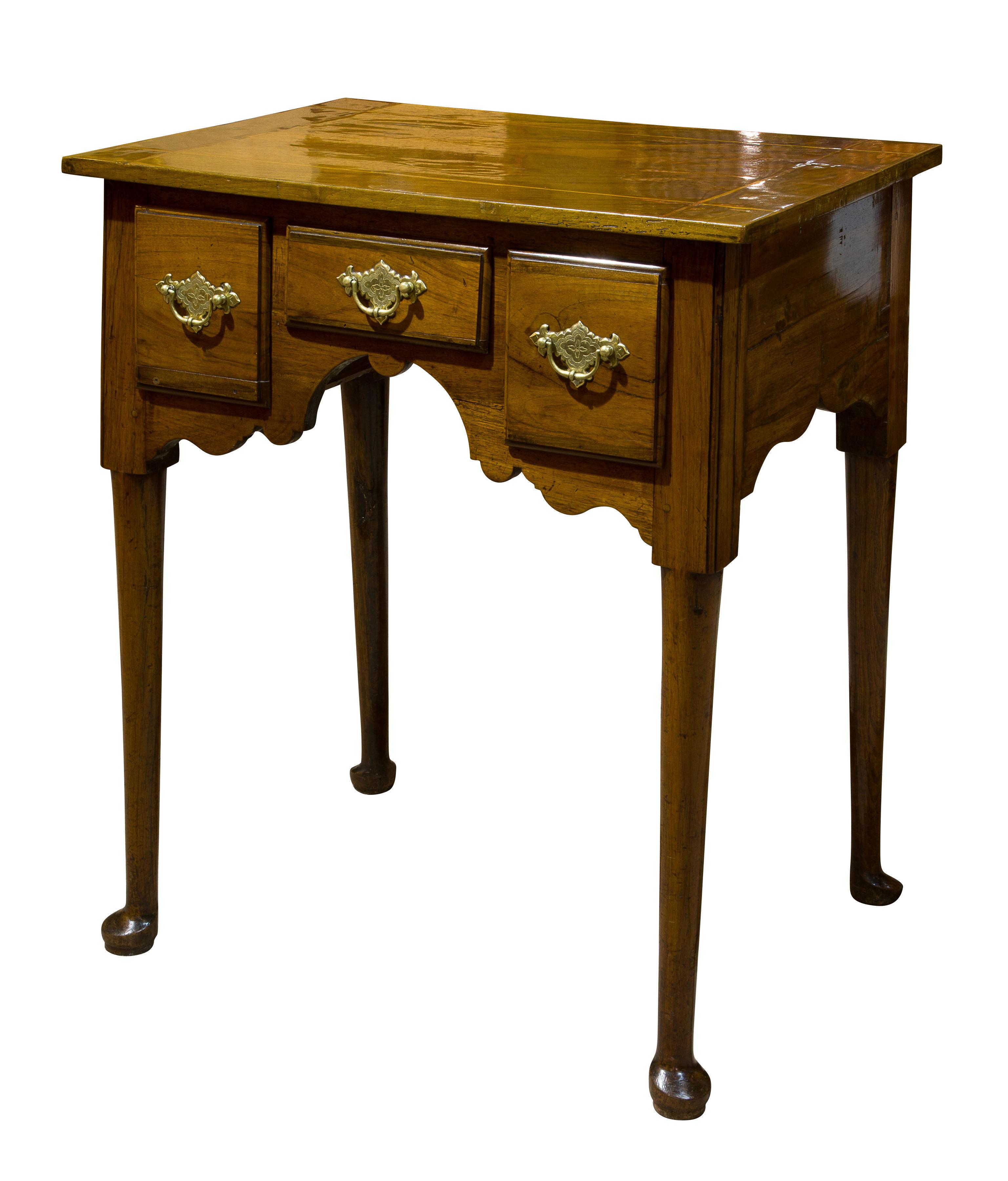 A George II Walnut Three Drawer Lowboy (1 of 1) A George II Walnut Three Drawer Lowboy (1 of 1)