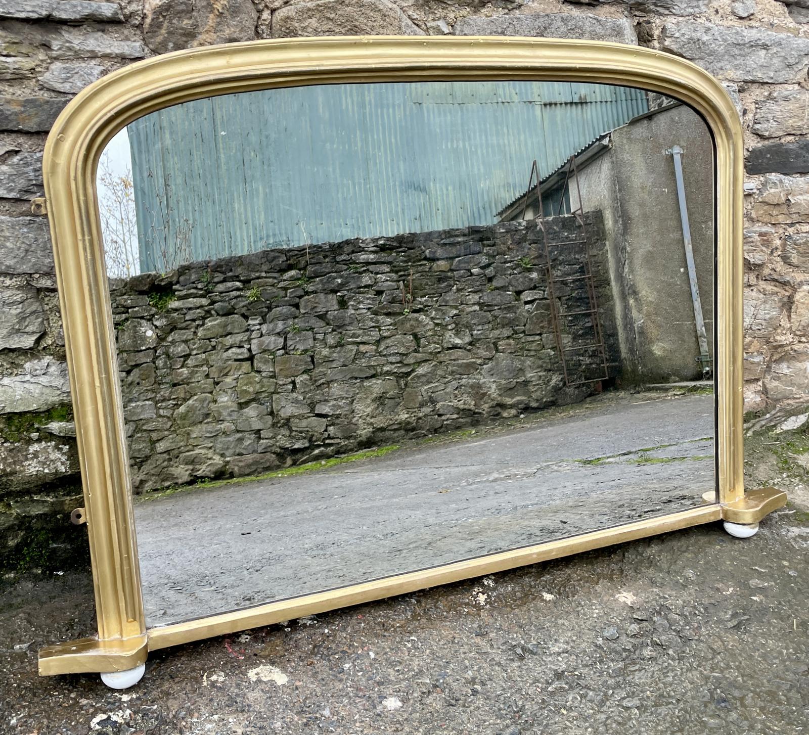 Large Victorian Gilt Overmantel Mirror (1 of 11) Large Victorian Gilt Overmantel Mirror (1 of 11)