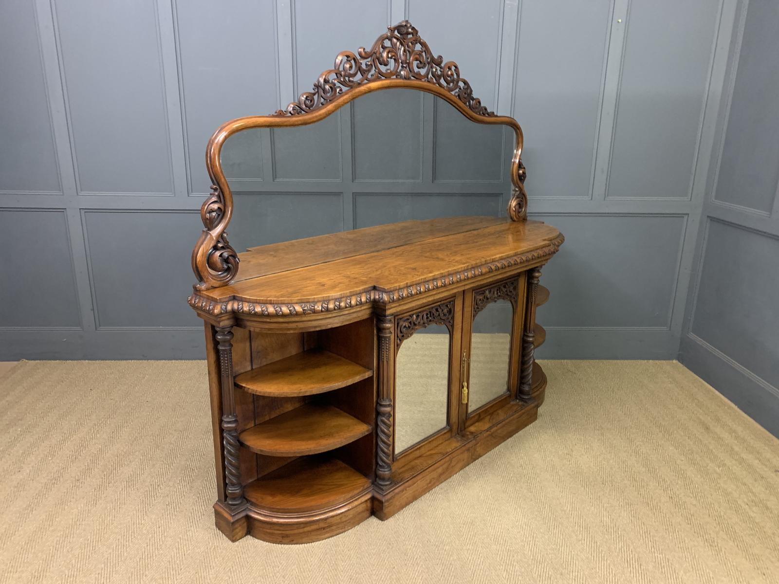 Large Victorian Burr Walnut London Quality Mirror Back Chiffonier (1 of 23) Large Victorian Burr Walnut London Quality Mirror Back Chiffonier (1 of 23)