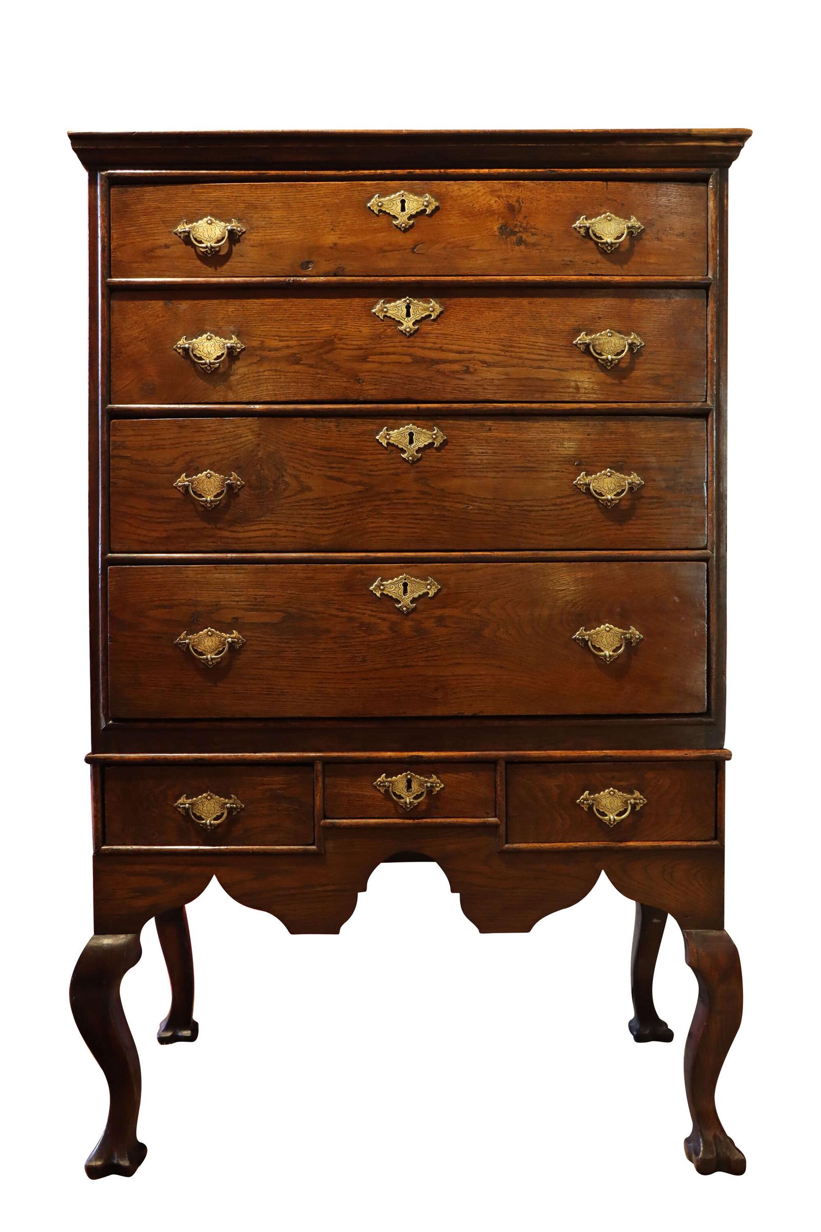 18thc Oak Chest of Drawers on Stand (1 of 4) 18thc Oak Chest of Drawers on Stand (1 of 4)