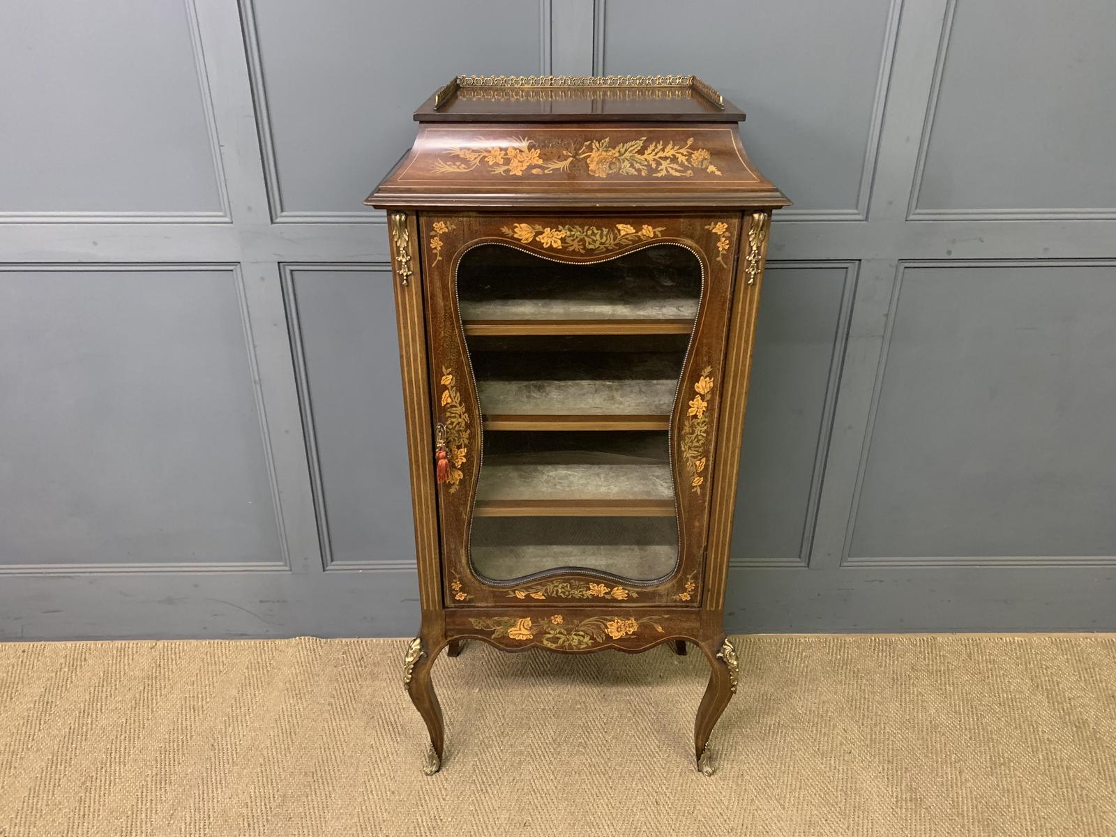 Inlaid Mahogany Vitrine (1 of 17)