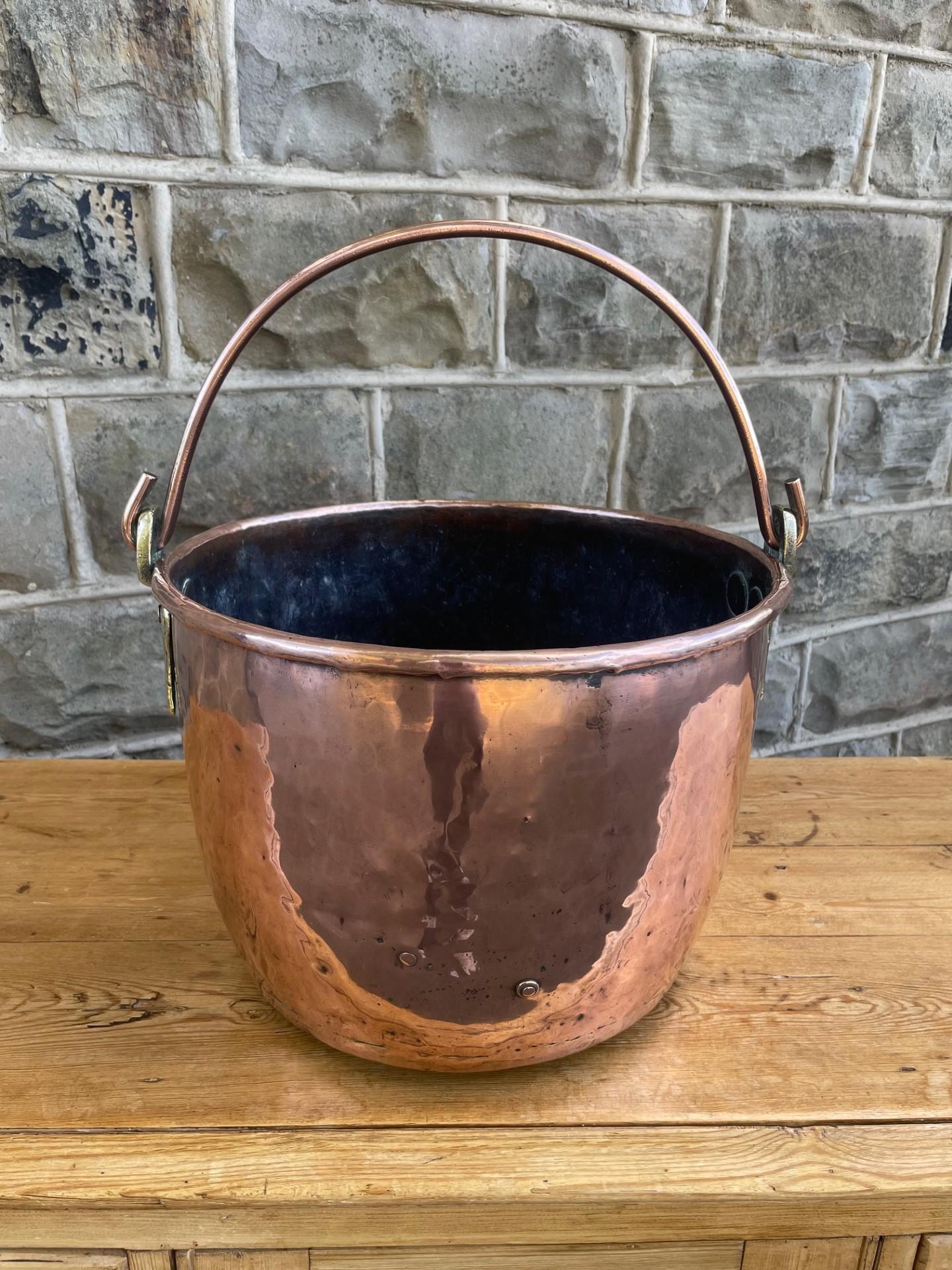 Antique Copper Log Bucket (1 of 7) Antique Copper Log Bucket (1 of 7)