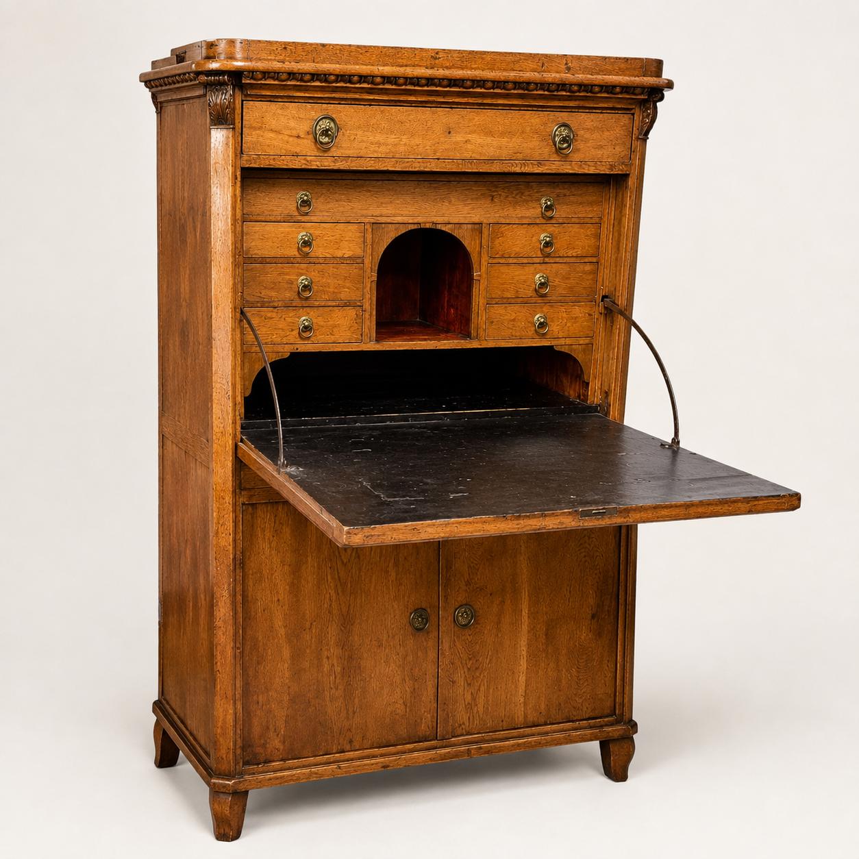 Antique Oak Fall-front Bureau Desk, C1900 (1 of 21) Antique Oak Fall-front Bureau Desk, C1900 (1 of 21)