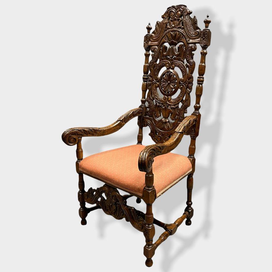 17th Century High Back Armchair (1 of 14)