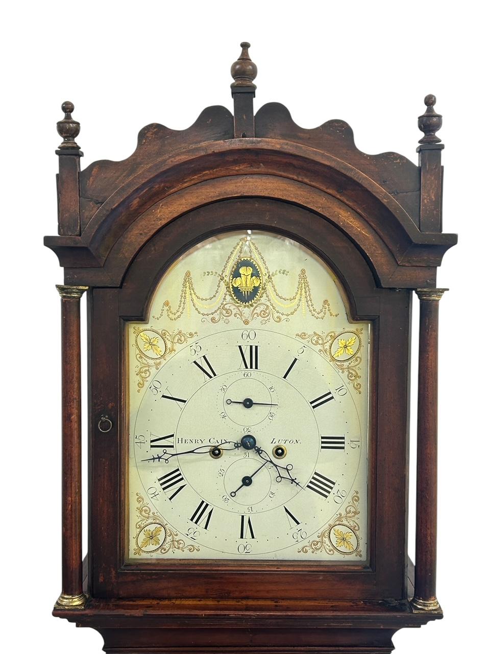 Fabulous Antique English “Luton” Oak Case Longcase 8 Day Clock - 1800 (1 of 9)