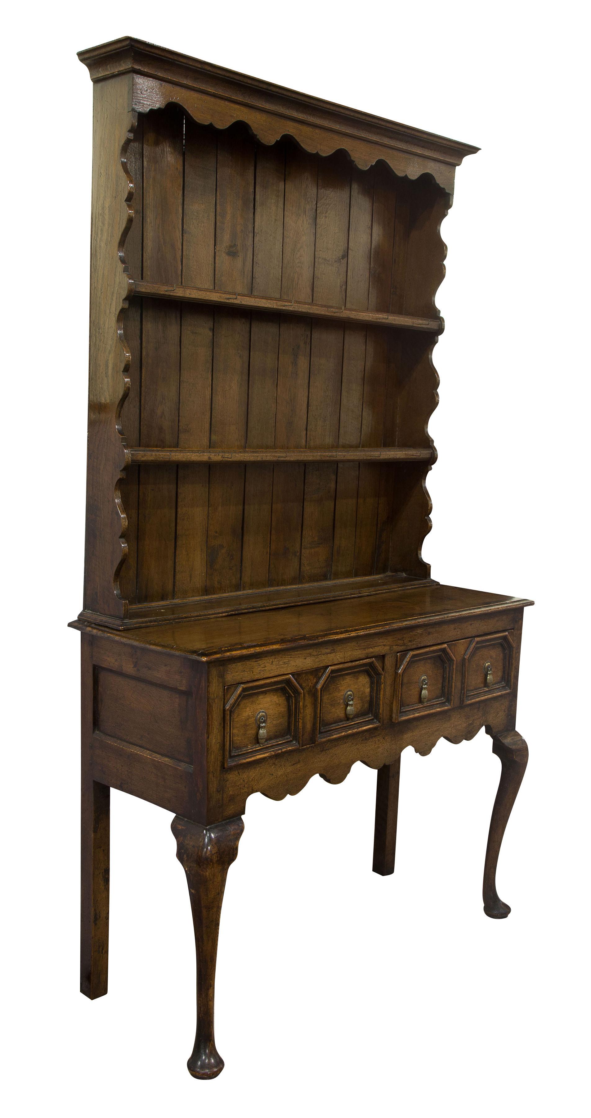 George III Oak Dresser of Small Proportions (1 of 1)