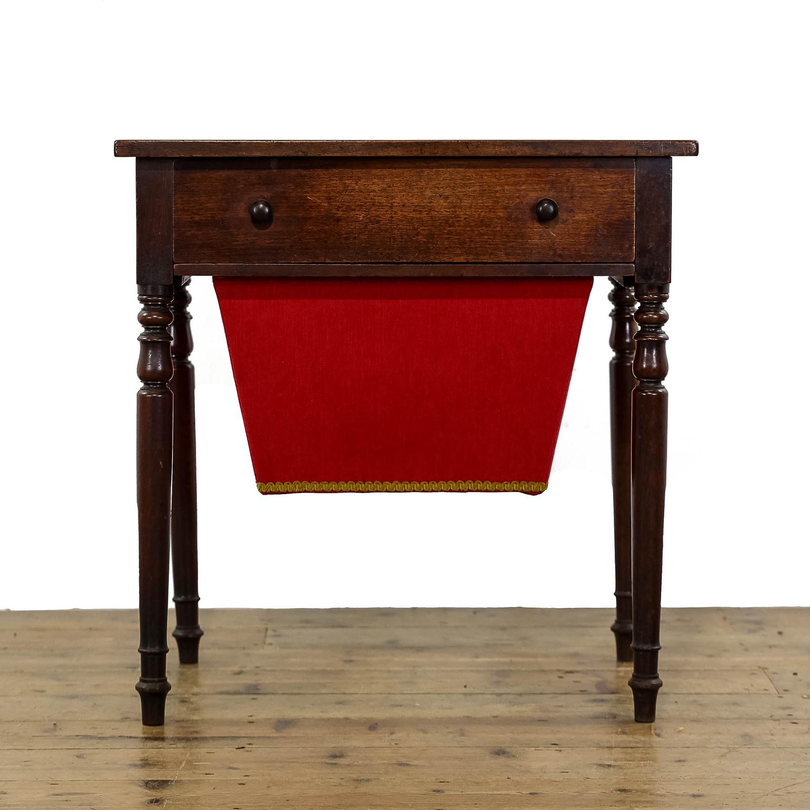 Antique 19th Century Mahogany Ladies Work Table (1 of 6)