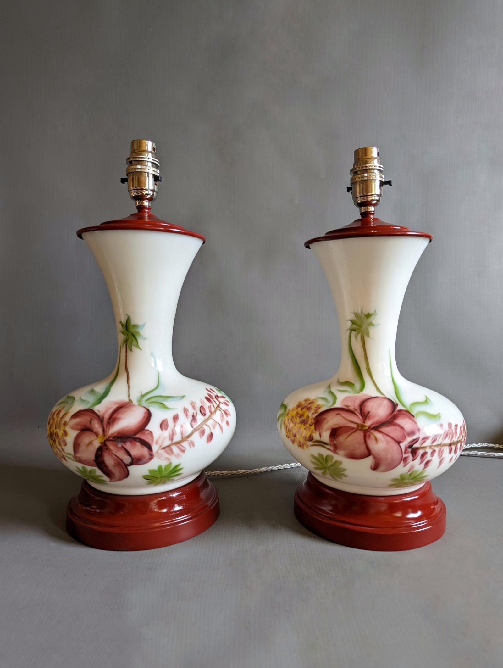 Pair of 1920s Ceramic Table Lamps (1 of 7)