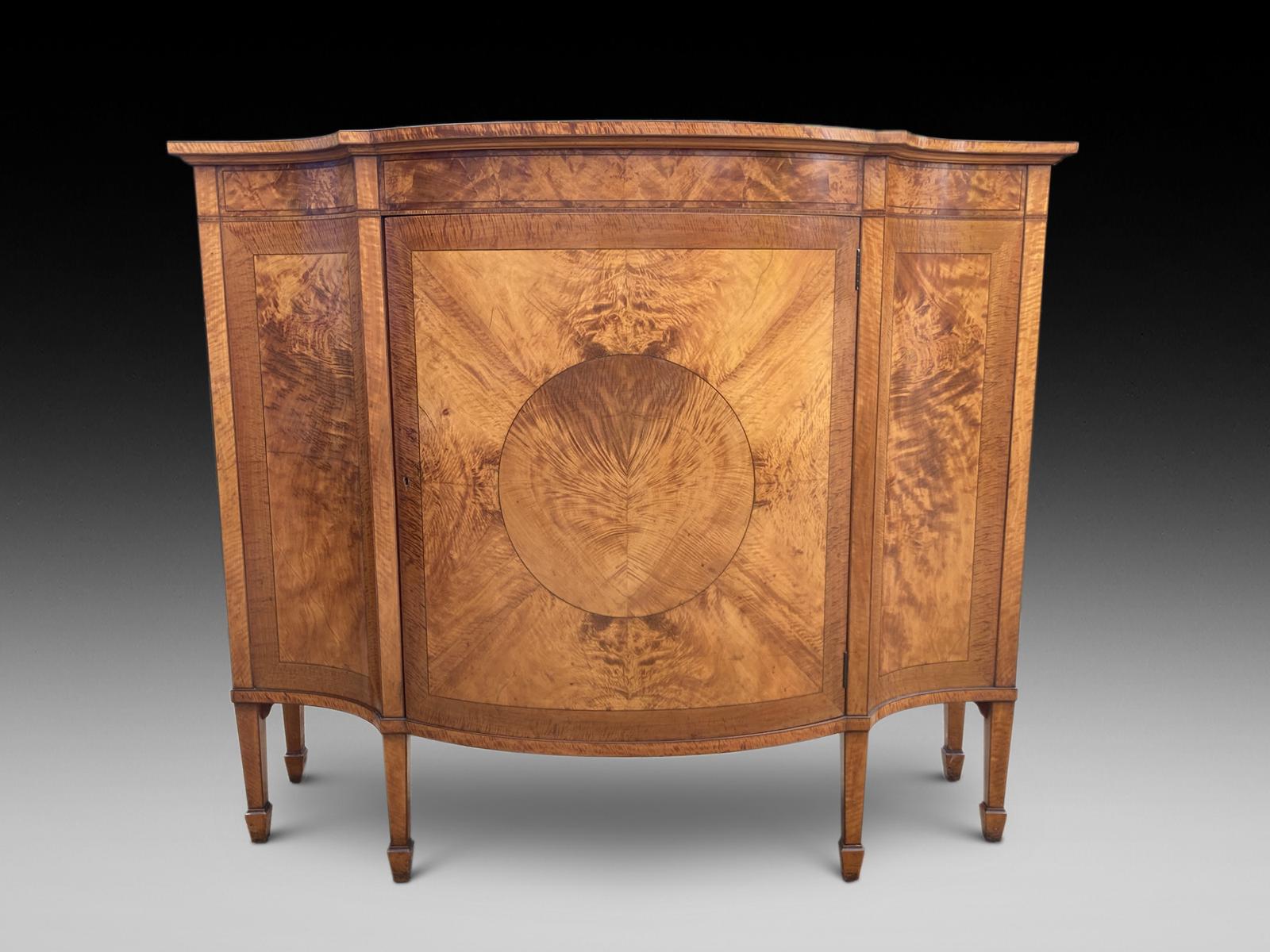 20th Century Satinwood Veneered Credenza (1 of 6)