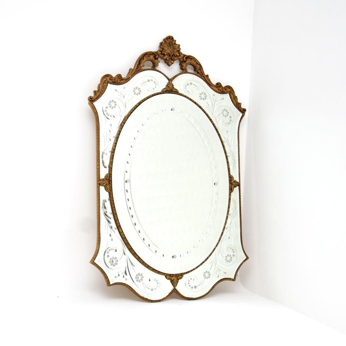 Italian Venetian Murano Glass Mirror (1 of 9)