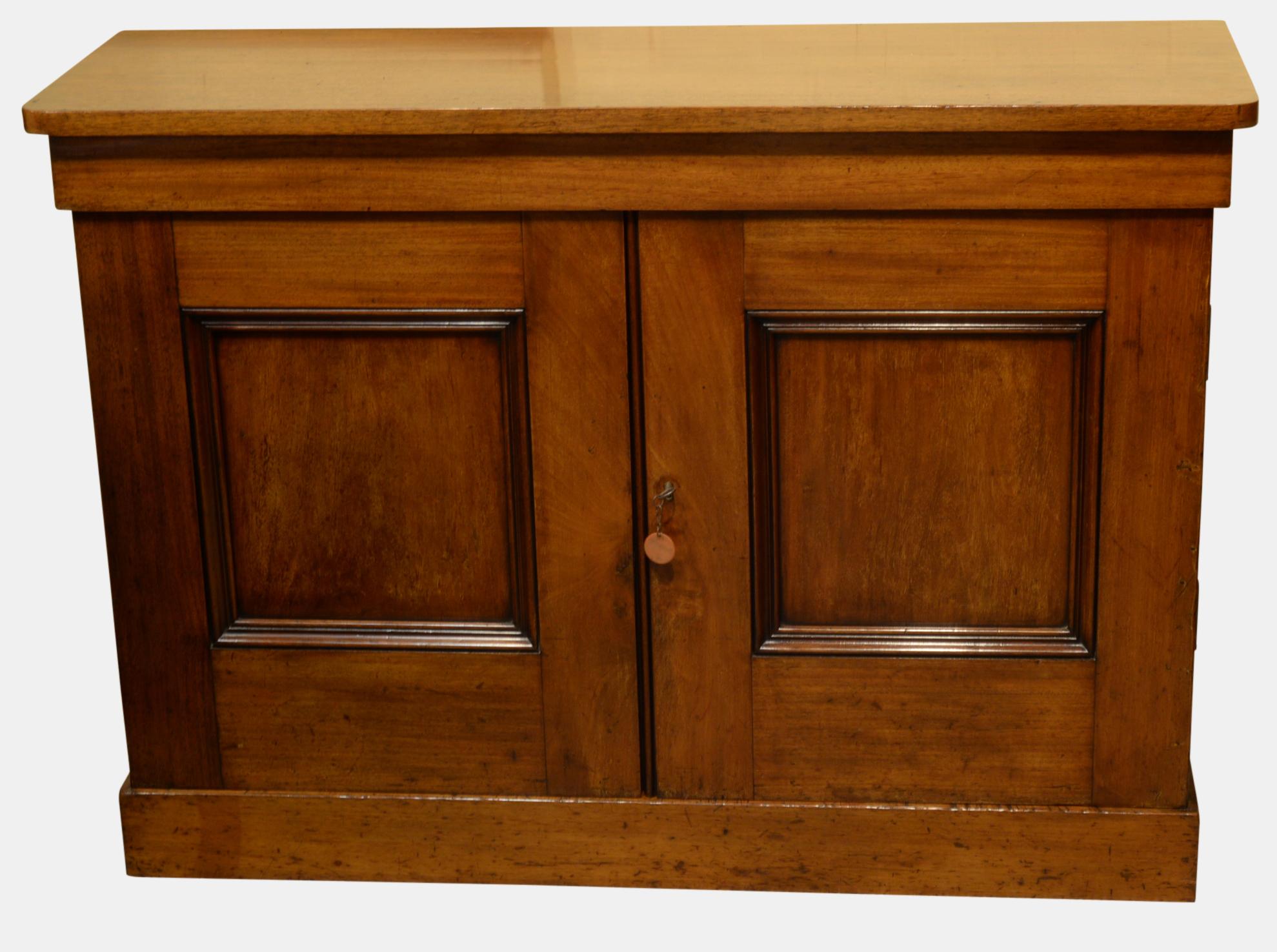 19th Century 2 Door Mahogany Cabinet (1 of 1) 19th Century 2 Door Mahogany Cabinet (1 of 1)