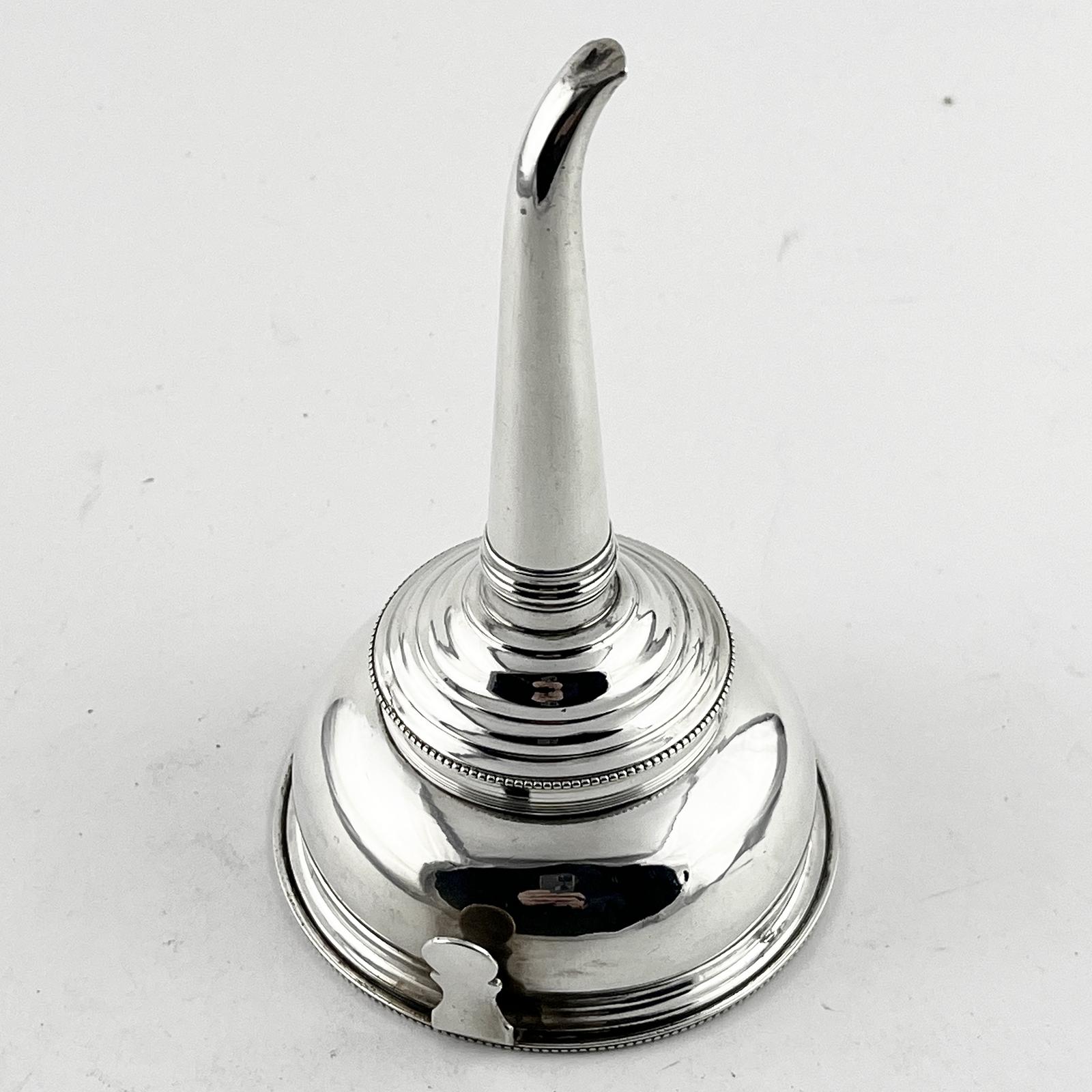 George III Sterling Silver Peter & Ann Bateman Wine Funnel (1 of 7)