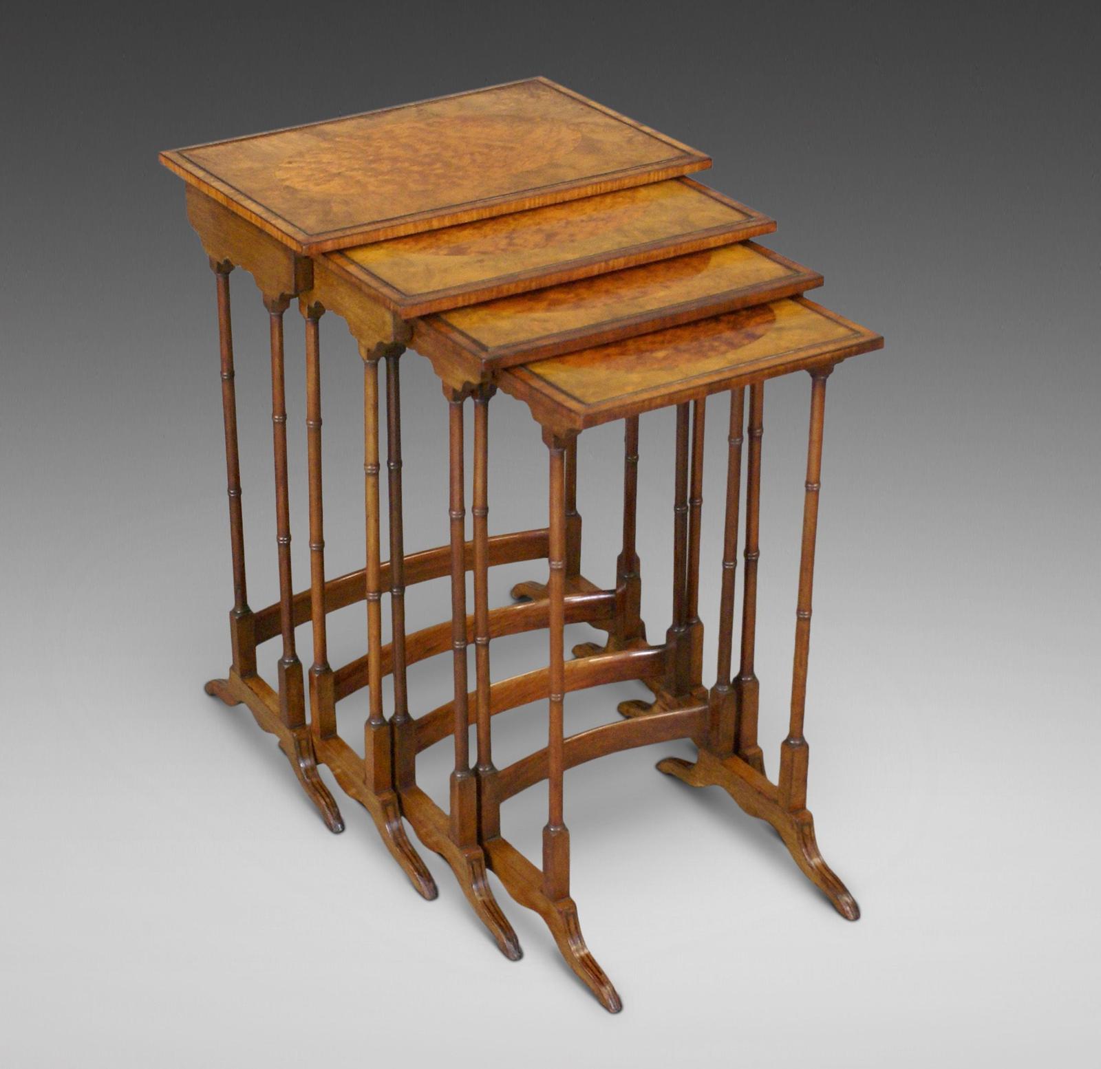 Fine Set of Edwardian Quartetto Tables (1 of 5)