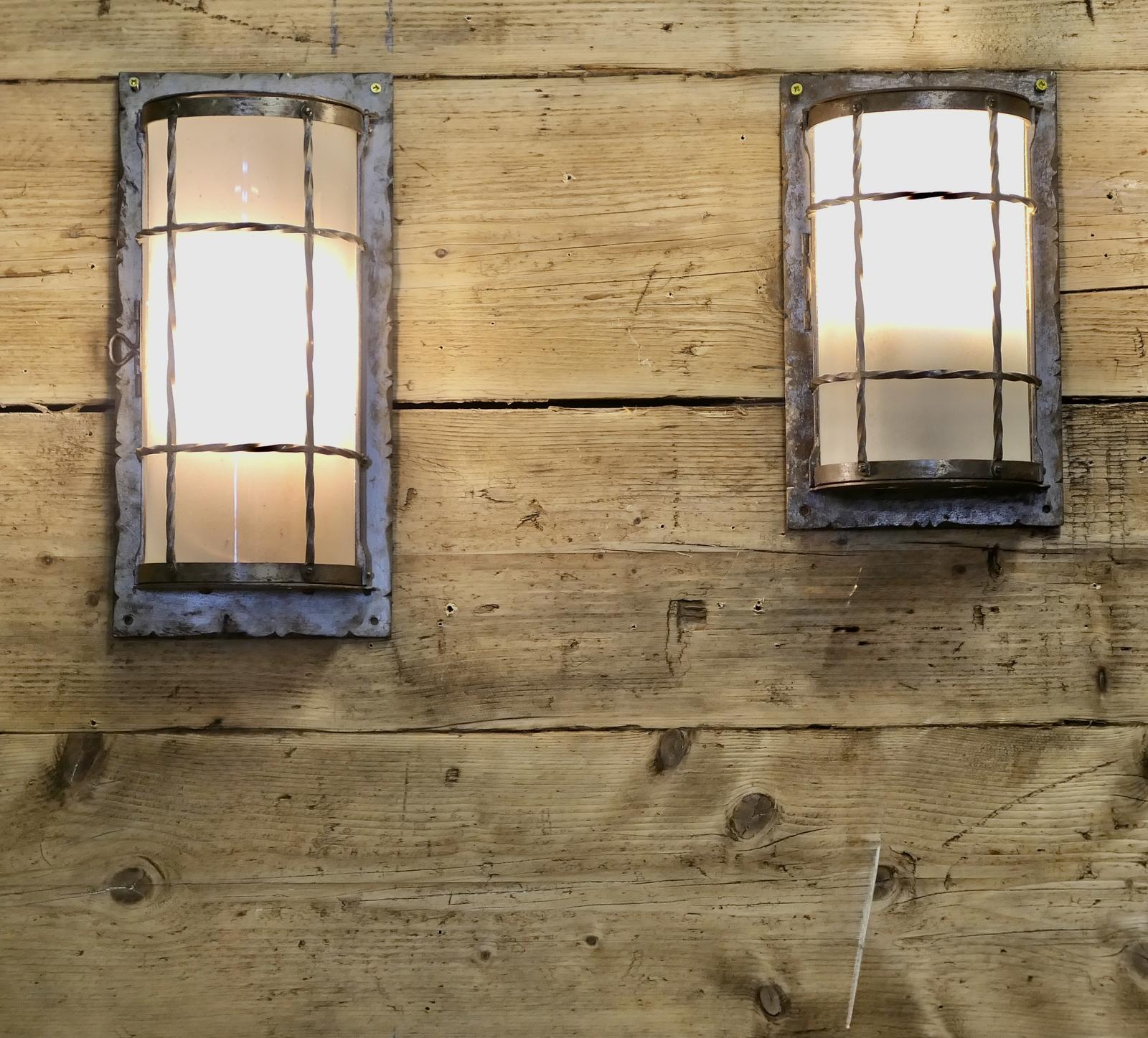 2 Arts and Crafts Wall Lights (1 of 6)