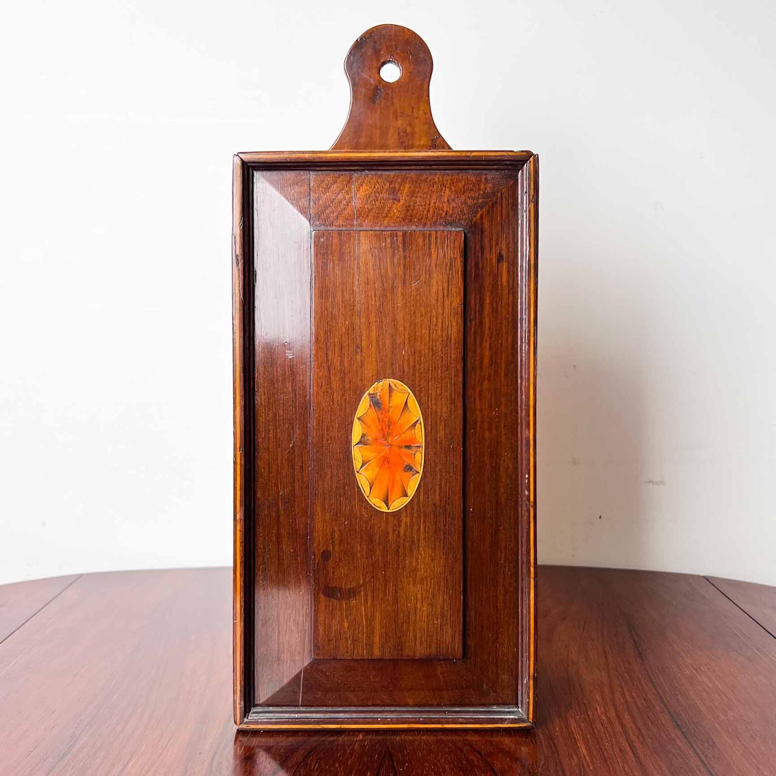 Georgian Inlaid Mahogany Candle Box (1 of 13) Georgian Inlaid Mahogany Candle Box (1 of 13)