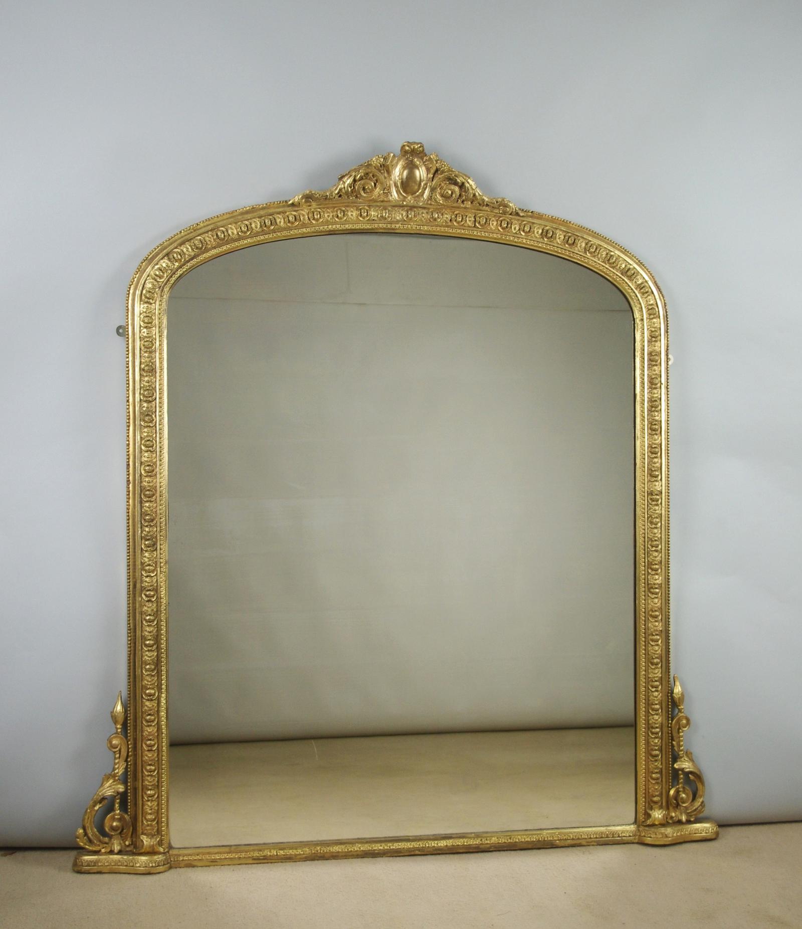 Victorian Gilt Arch Top Overmantle Mirror (1 of 9) Victorian Gilt Arch Top Overmantle Mirror (1 of 9)