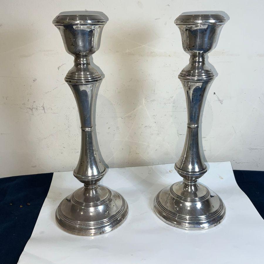 Pair of Silver Candlesticks (1 of 9)