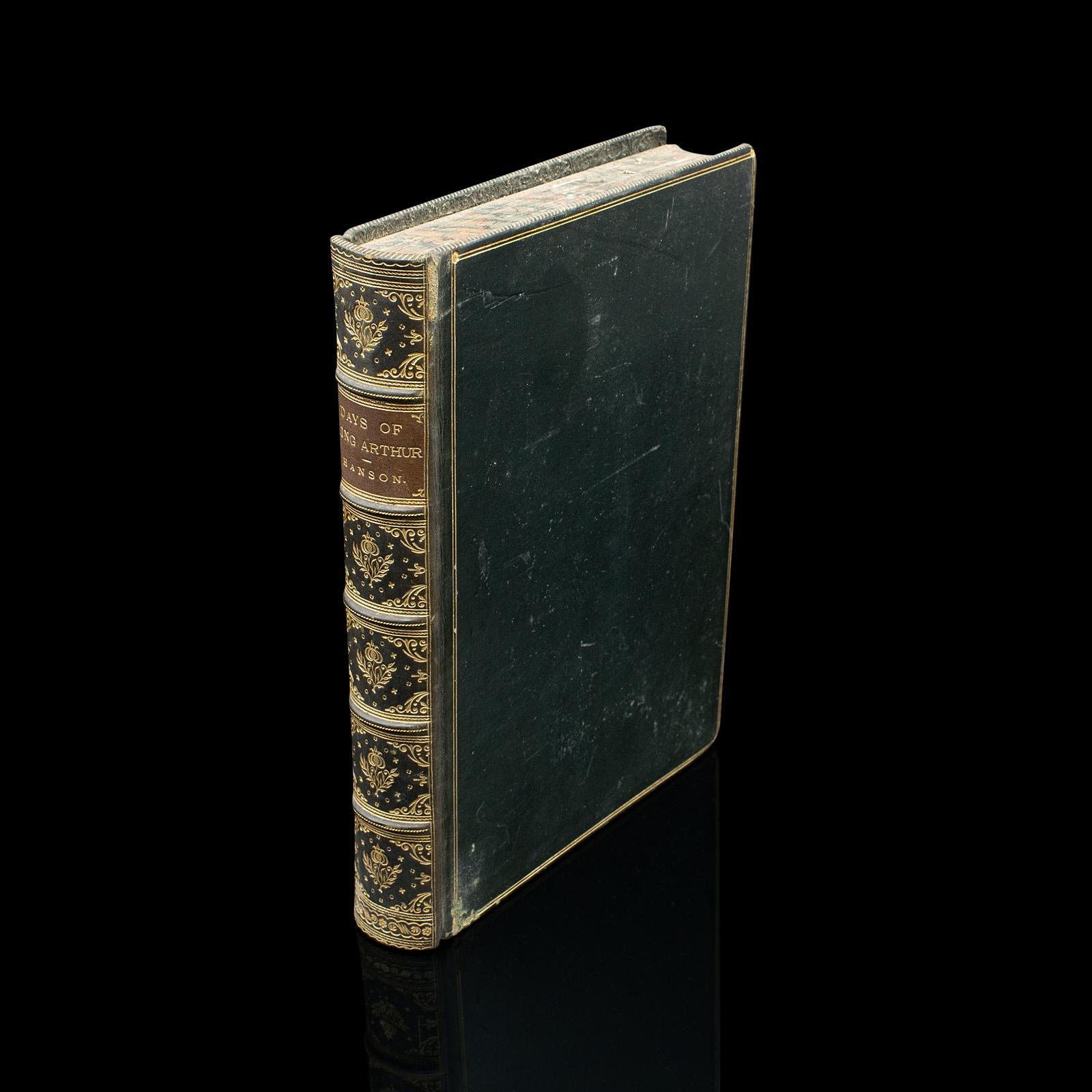 Antique Book, Days of King Arthur, Mythology, English, Fiction - Late Victorian (1 of 10)