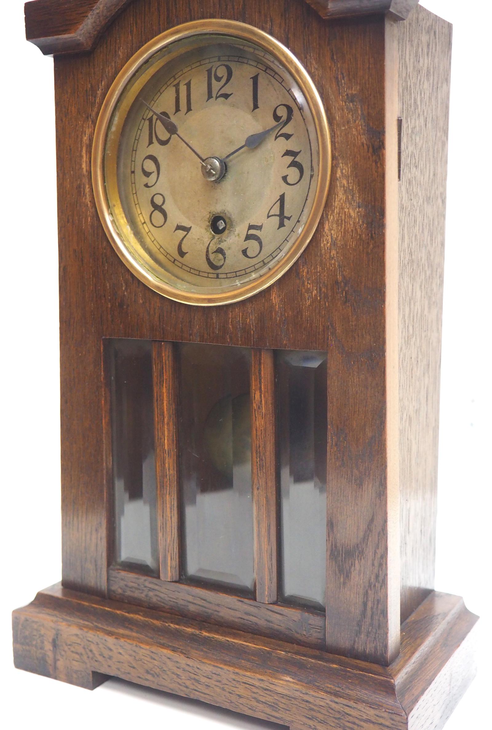 Antique German Mantel Clock Bevelled 4 Glass Mantle Clock by Hac (1 of 13) Antique German Mantel Clock Bevelled 4 Glass Mantle Clock by Hac (1 of 13)