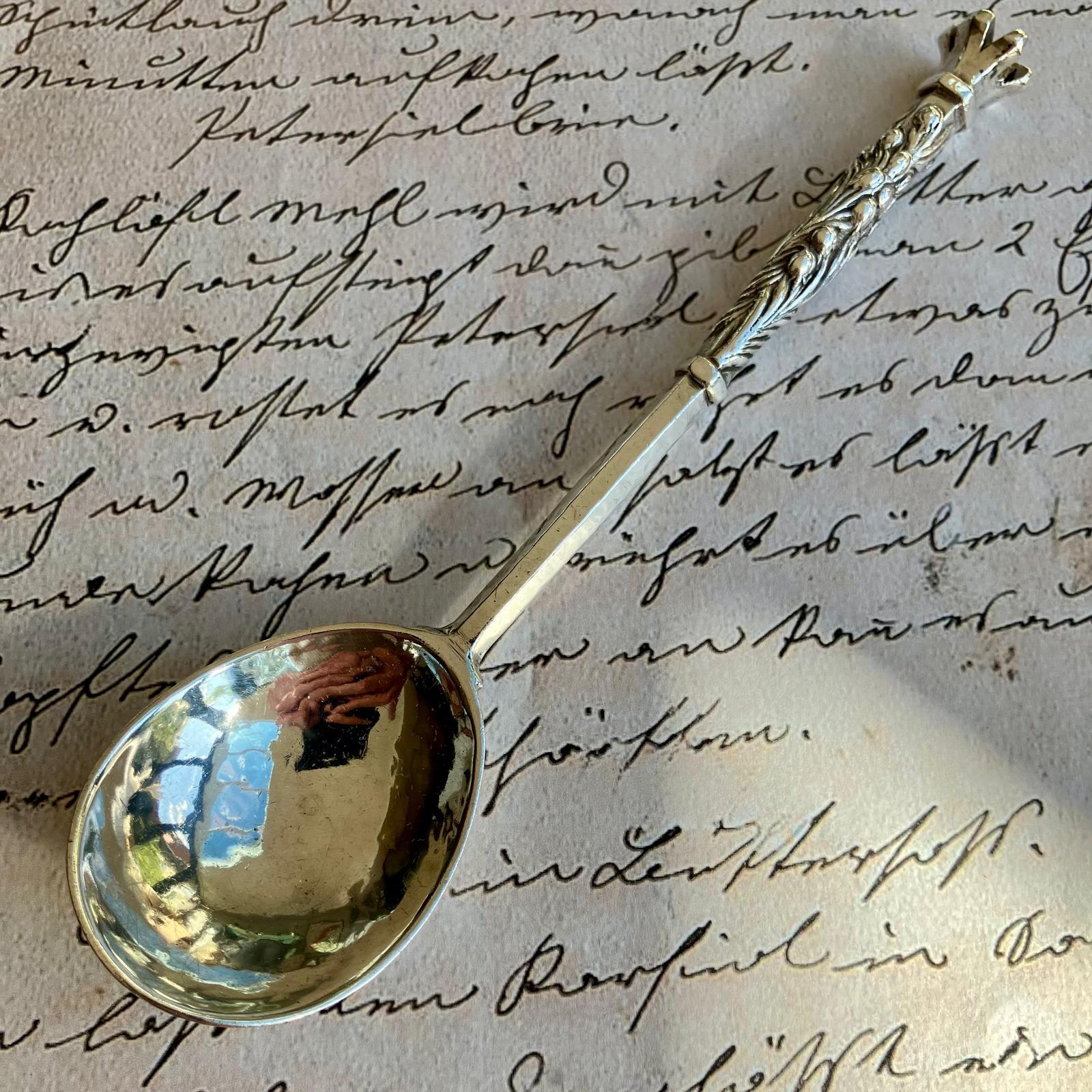 Omar Ramsden Sterling Silver Arts & Crafts Spoon London 1929 | 66g (1 of 7) Omar Ramsden Sterling Silver Arts & Crafts Spoon London 1929 | 66g (1 of 7)