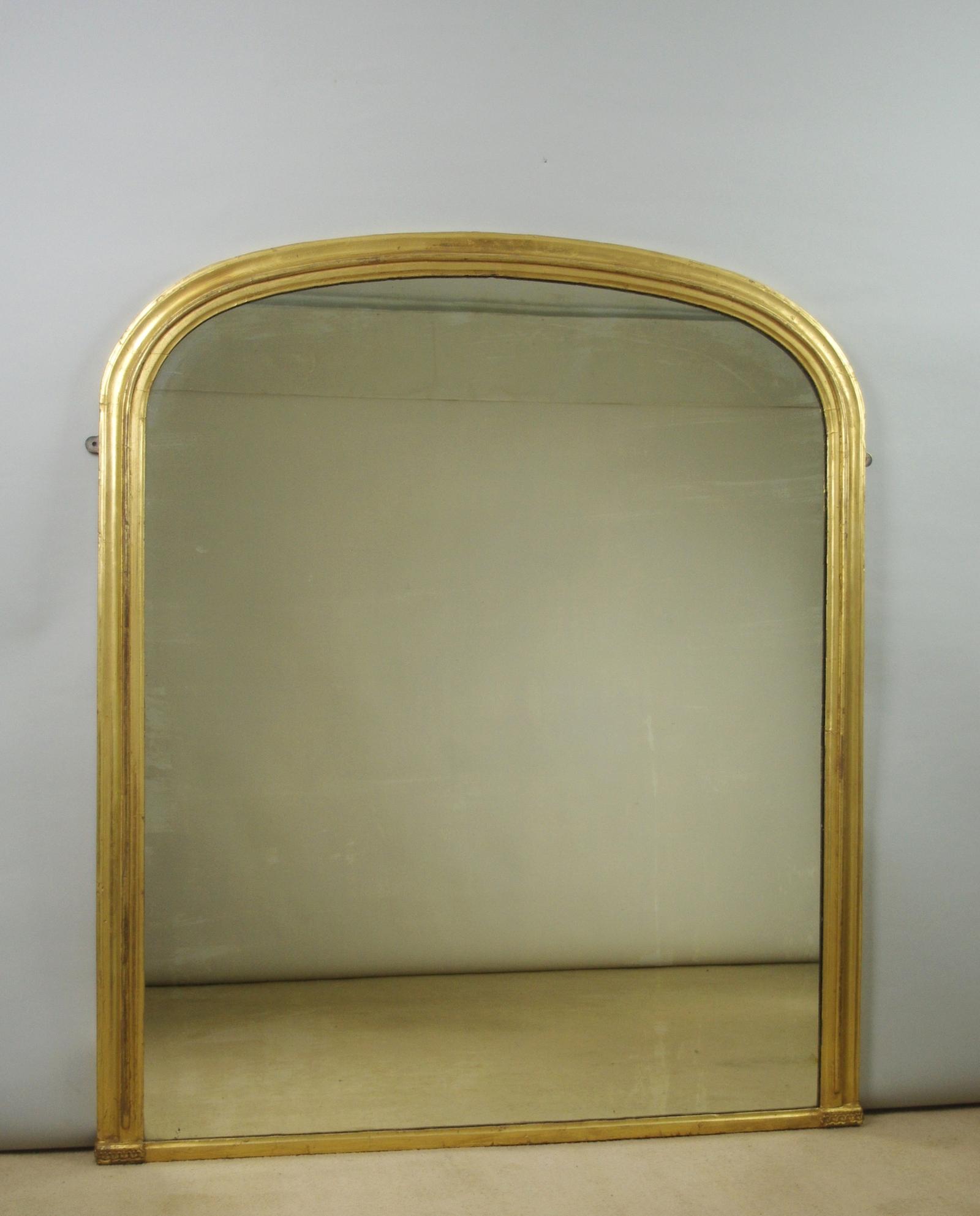 Victorian Gilt Large Arch Top Overmantle Mirror (1 of 6) Victorian Gilt Large Arch Top Overmantle Mirror (1 of 6)