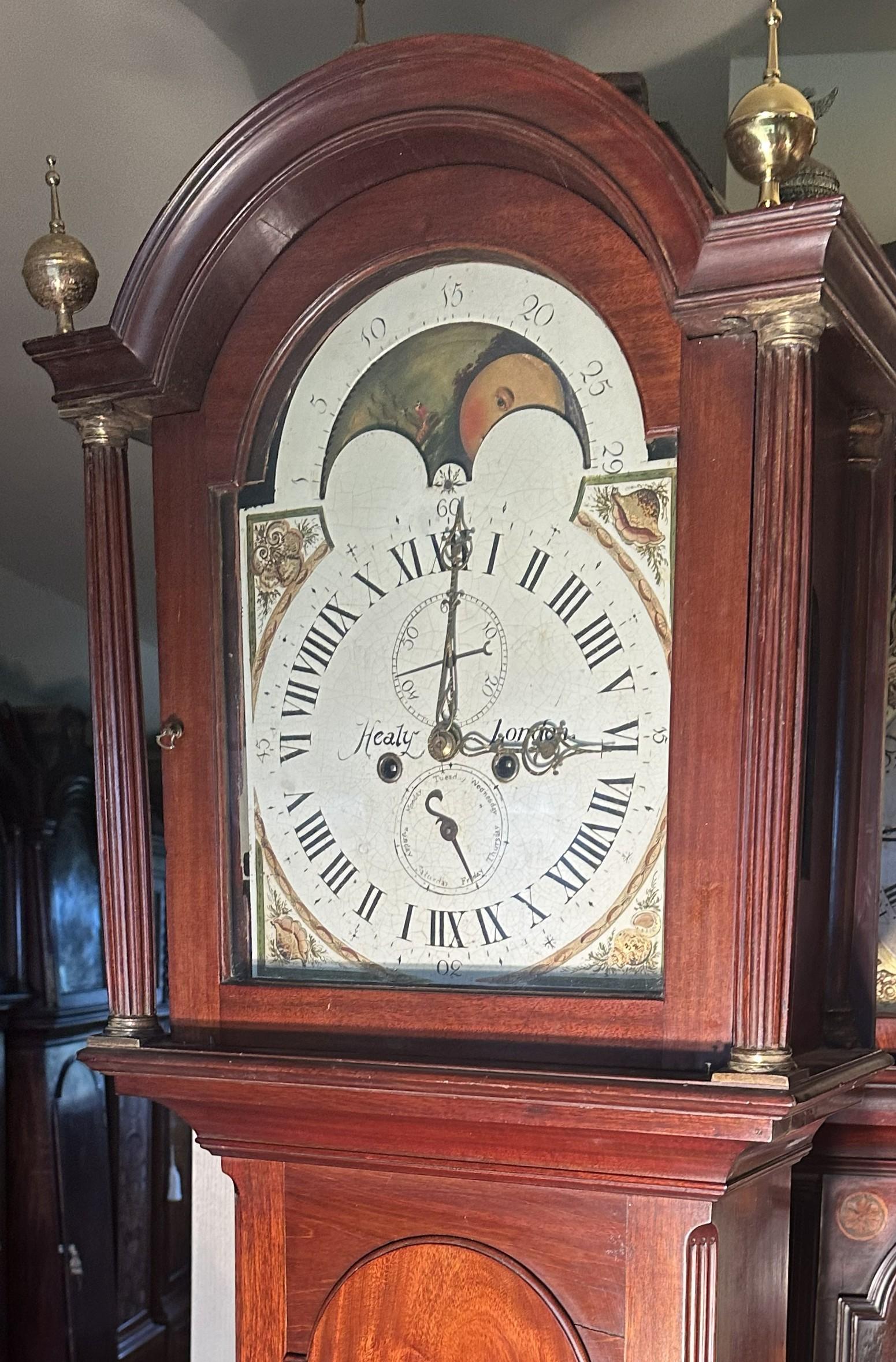 ANTIQUE RARE 24 HOUR DIAL LONGCASE CLOCK (1 of 6) ANTIQUE RARE 24 HOUR DIAL LONGCASE CLOCK (1 of 6)