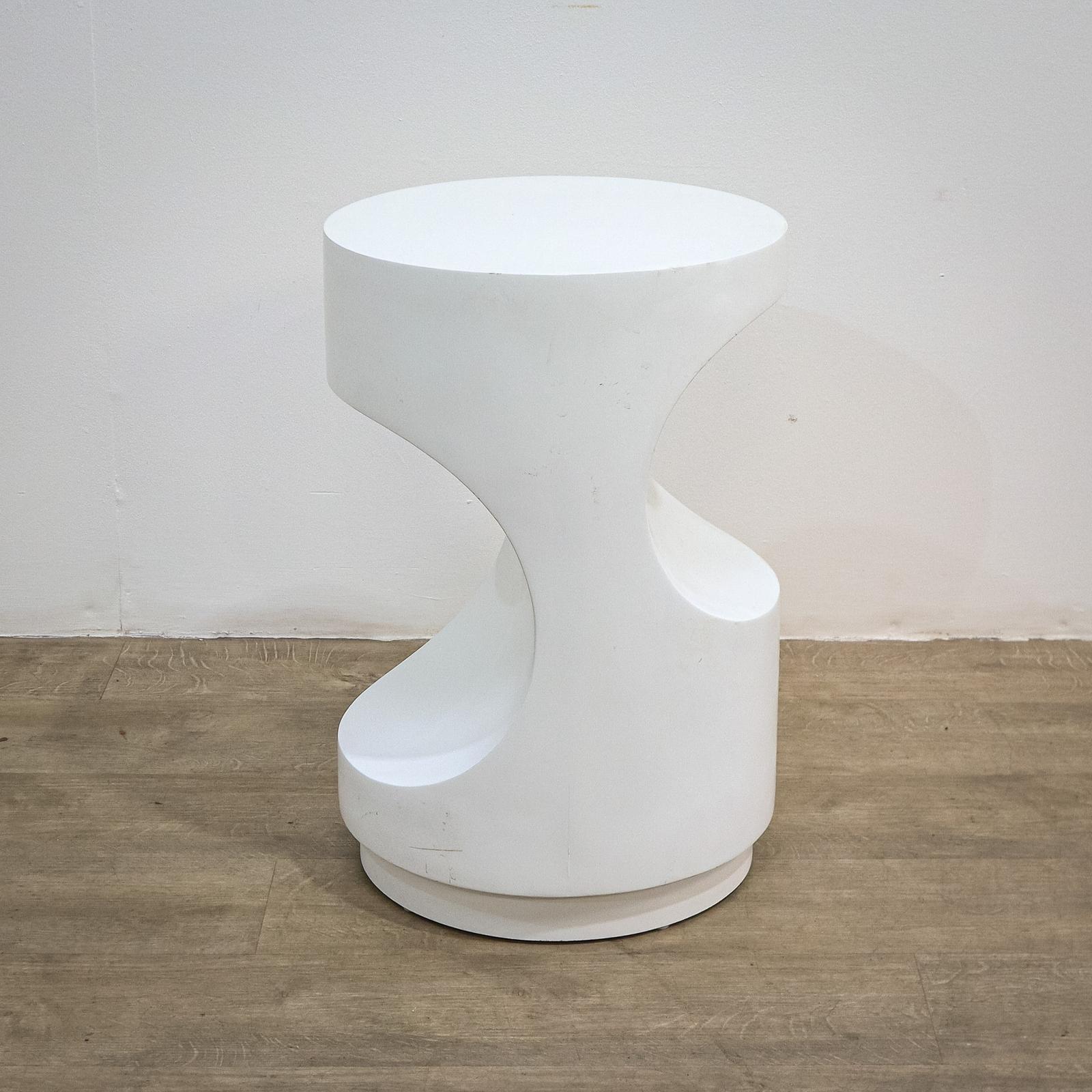 White Plinth Display Stand or Side Table (1 of 9)