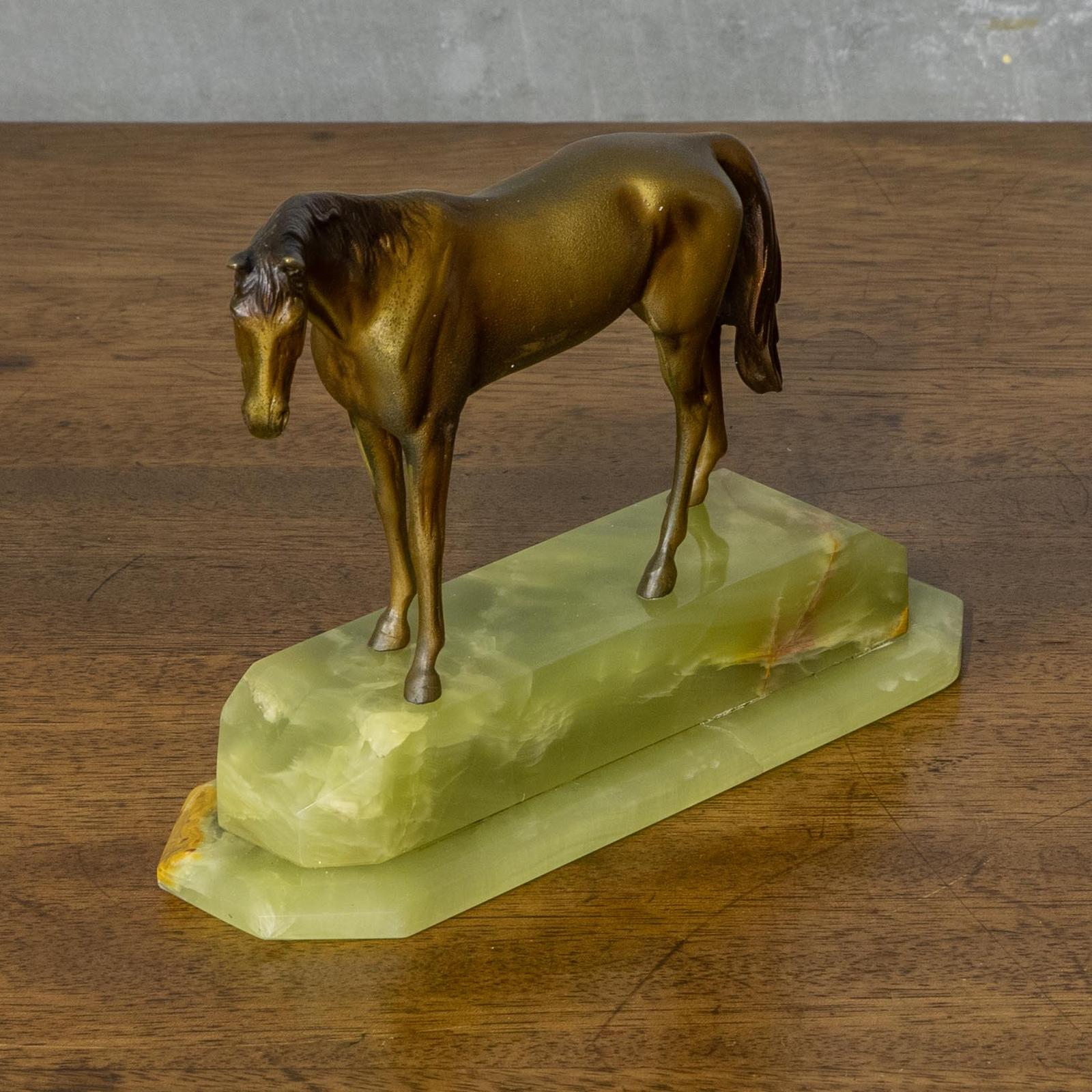 Art Deco Bronze Stallion (1 of 8)