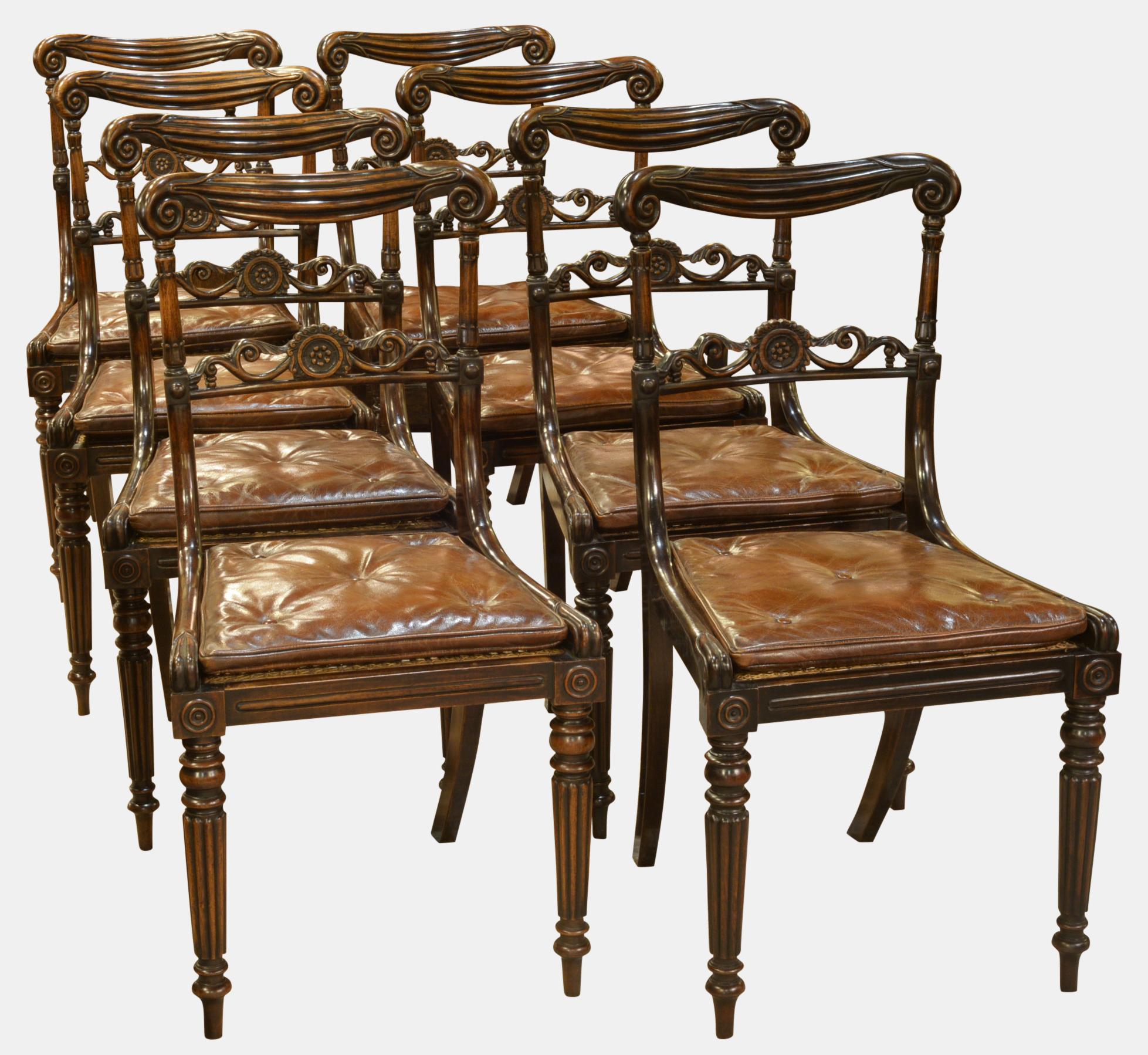 Set of 8 Rosewood Dining Chairs (1 of 1) Set of 8 Rosewood Dining Chairs (1 of 1)