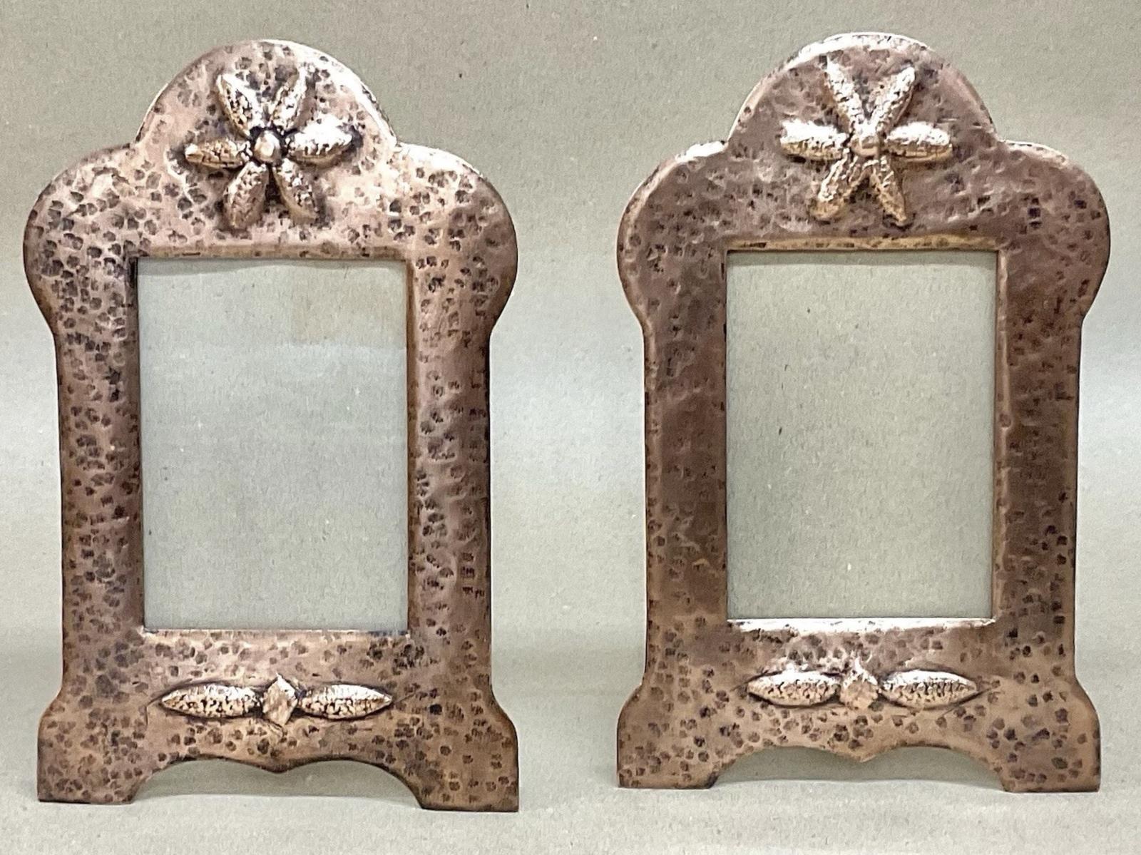 Pair of Arts & Crafts Hammered Copper Photo Frames Antique Victorian (1 of 7) Pair of Arts & Crafts Hammered Copper Photo Frames Antique Victorian (1 of 7)