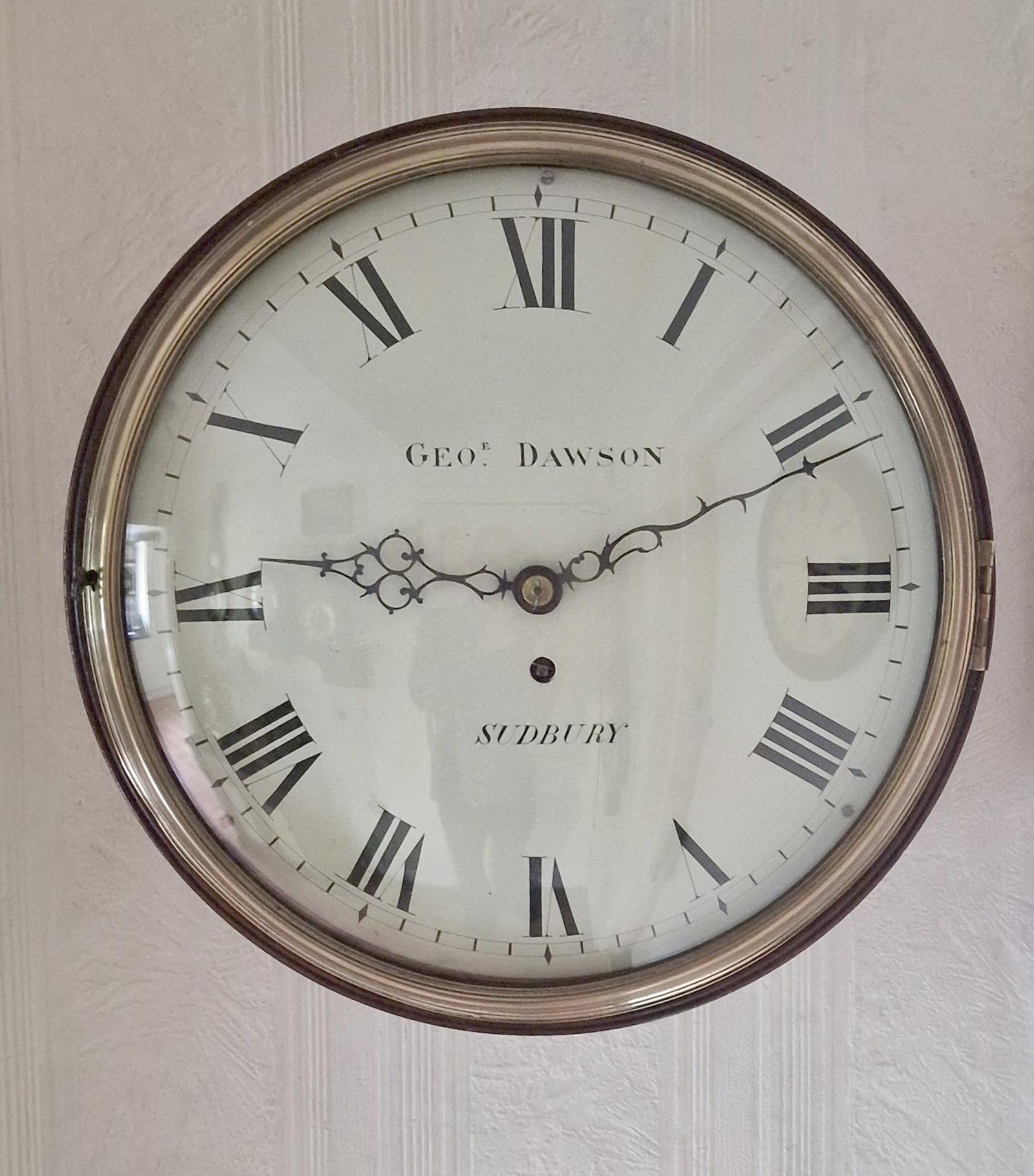 George Dawson Sudbury Georgian Dial Clock (1 of 7)