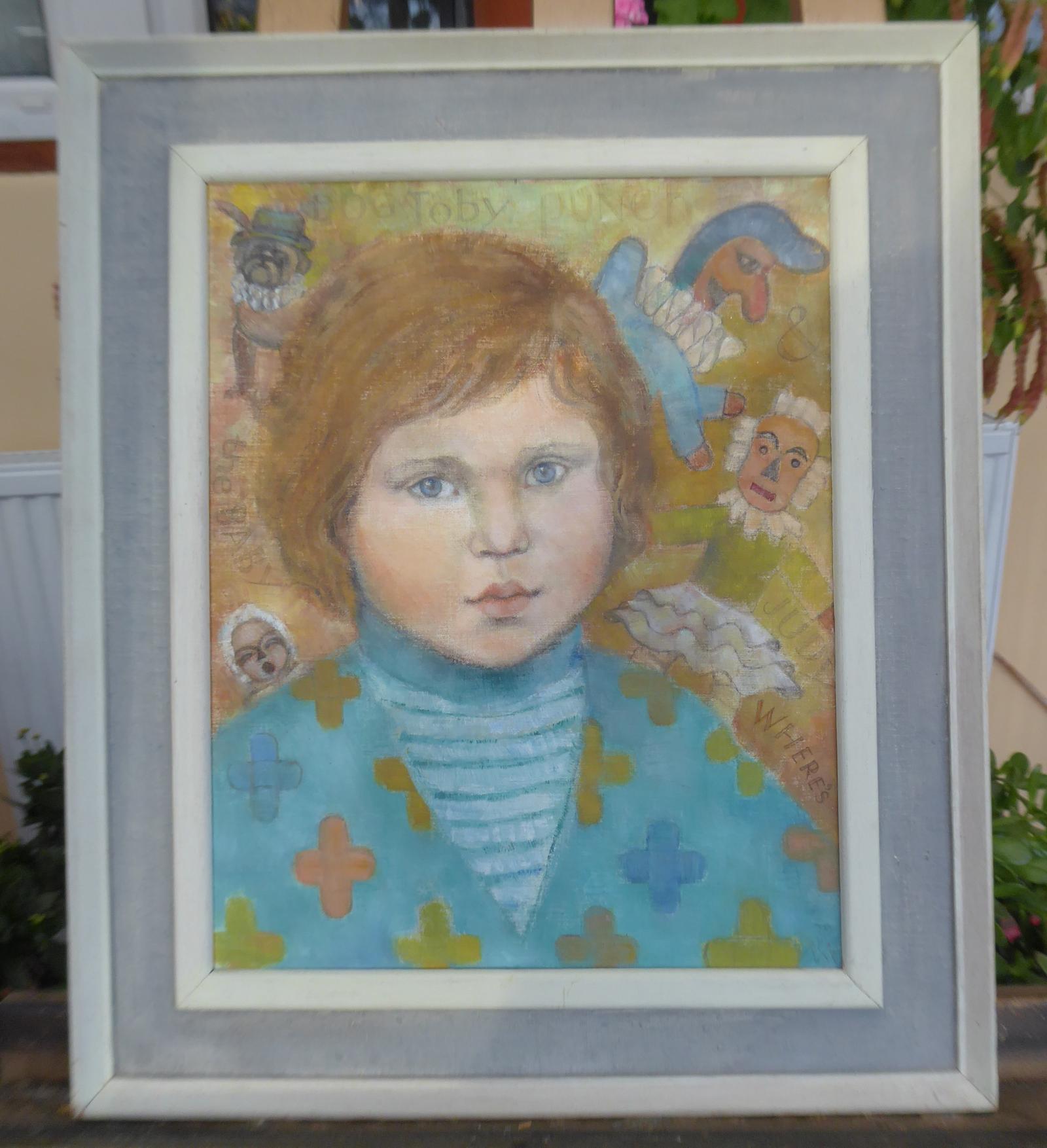 Oil on Canvas Portrait of a Girl Artist Molly Rice Arca (1 of 13)