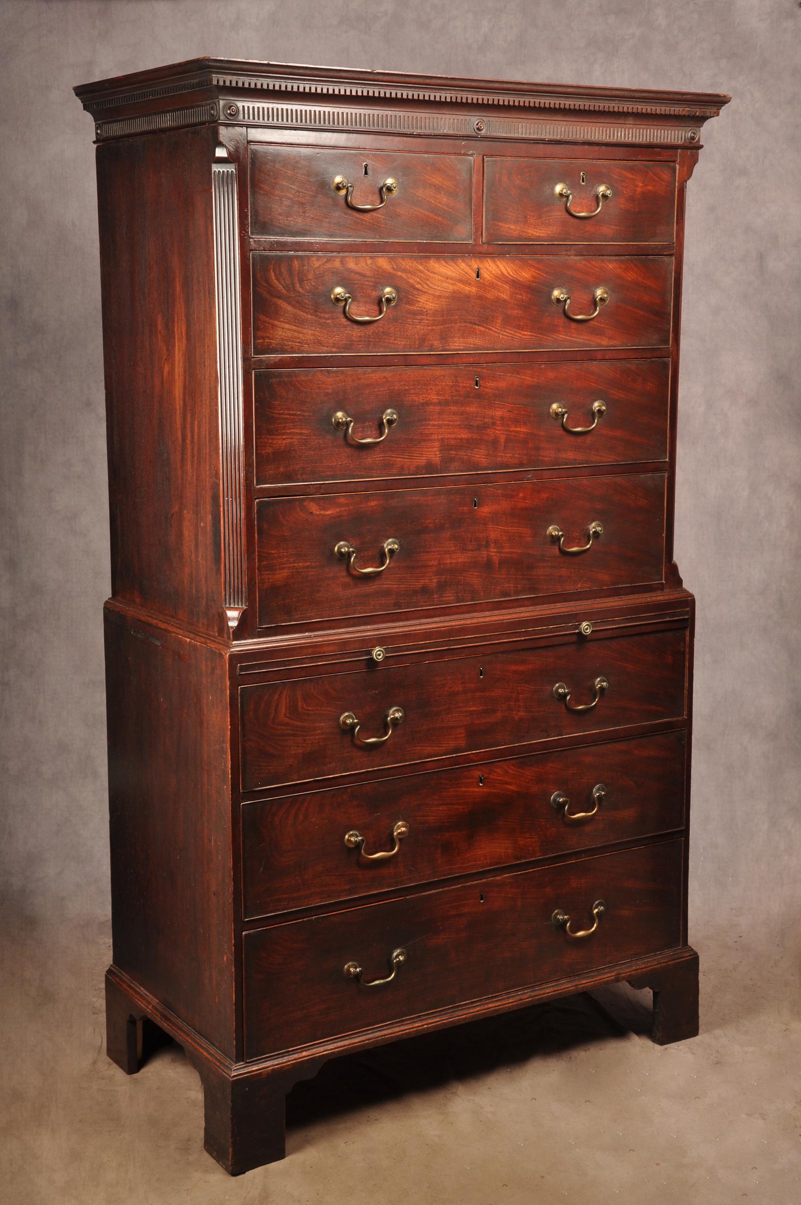 Fine 18th Century Mahogany Tallboy (1 of 9)