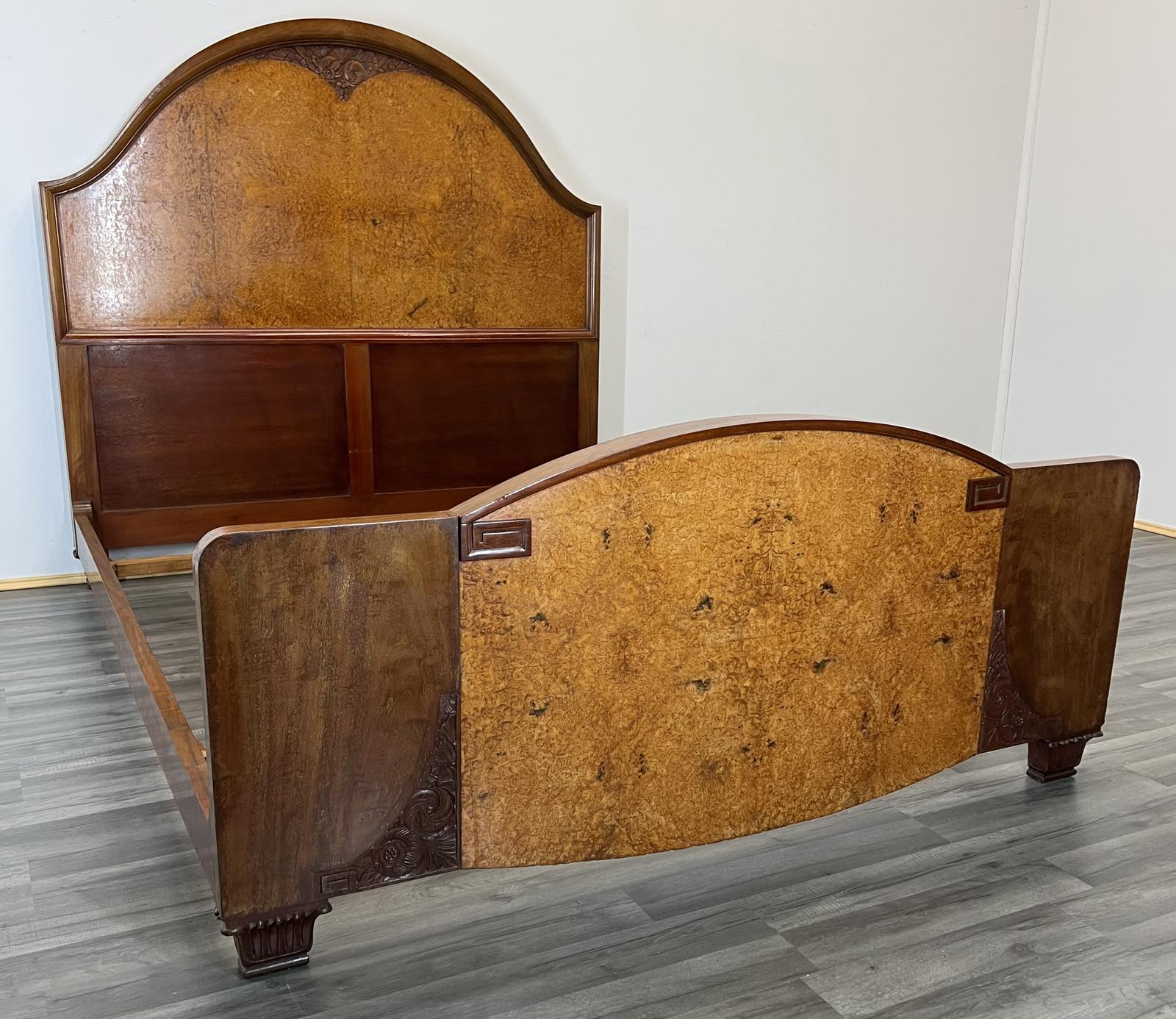 Amazing Rare Carved French Antique Double Bed (1 of 9)