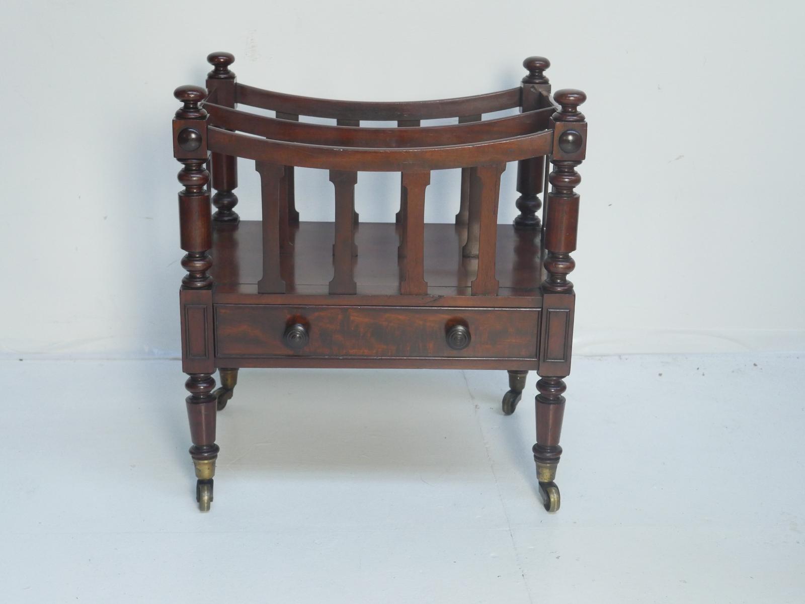 19th Century Small Canterbury Magazine Rack (1 of 11)