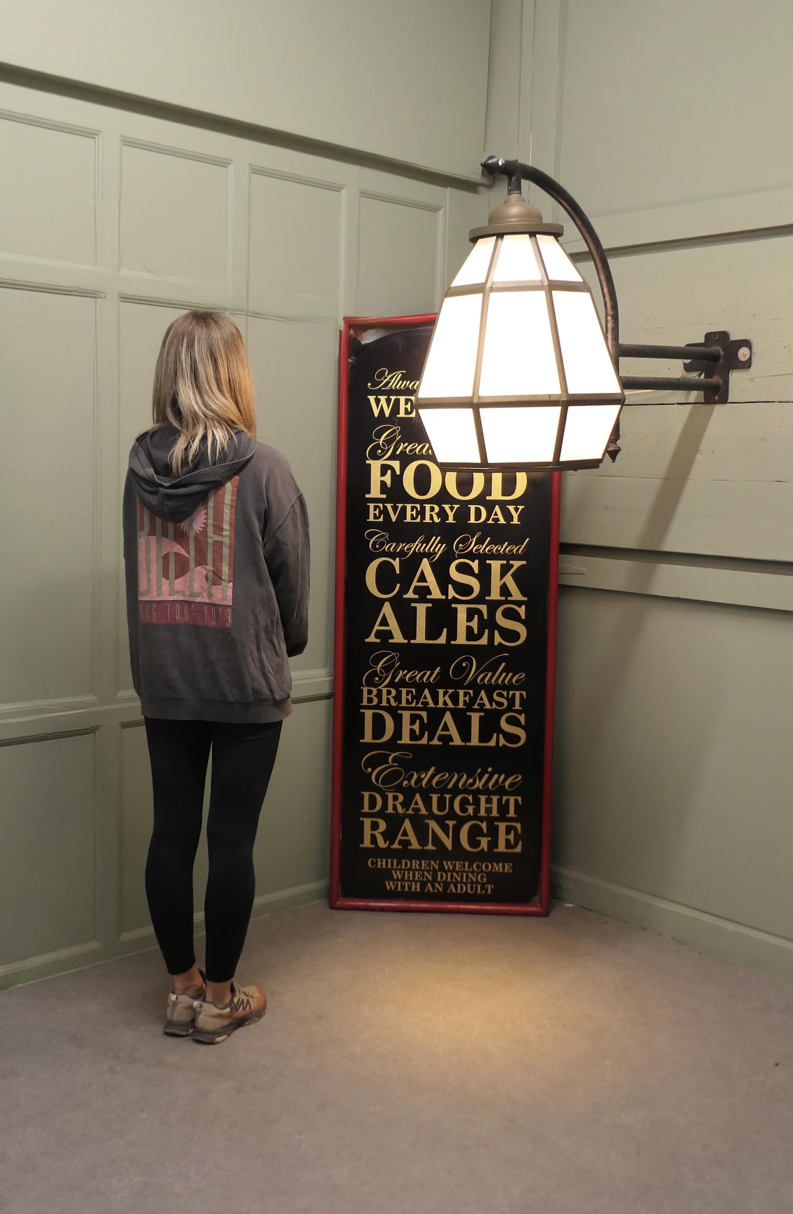HUGE Brass Octagonal Wall Lantern (1 of 6) HUGE Brass Octagonal Wall Lantern (1 of 6)