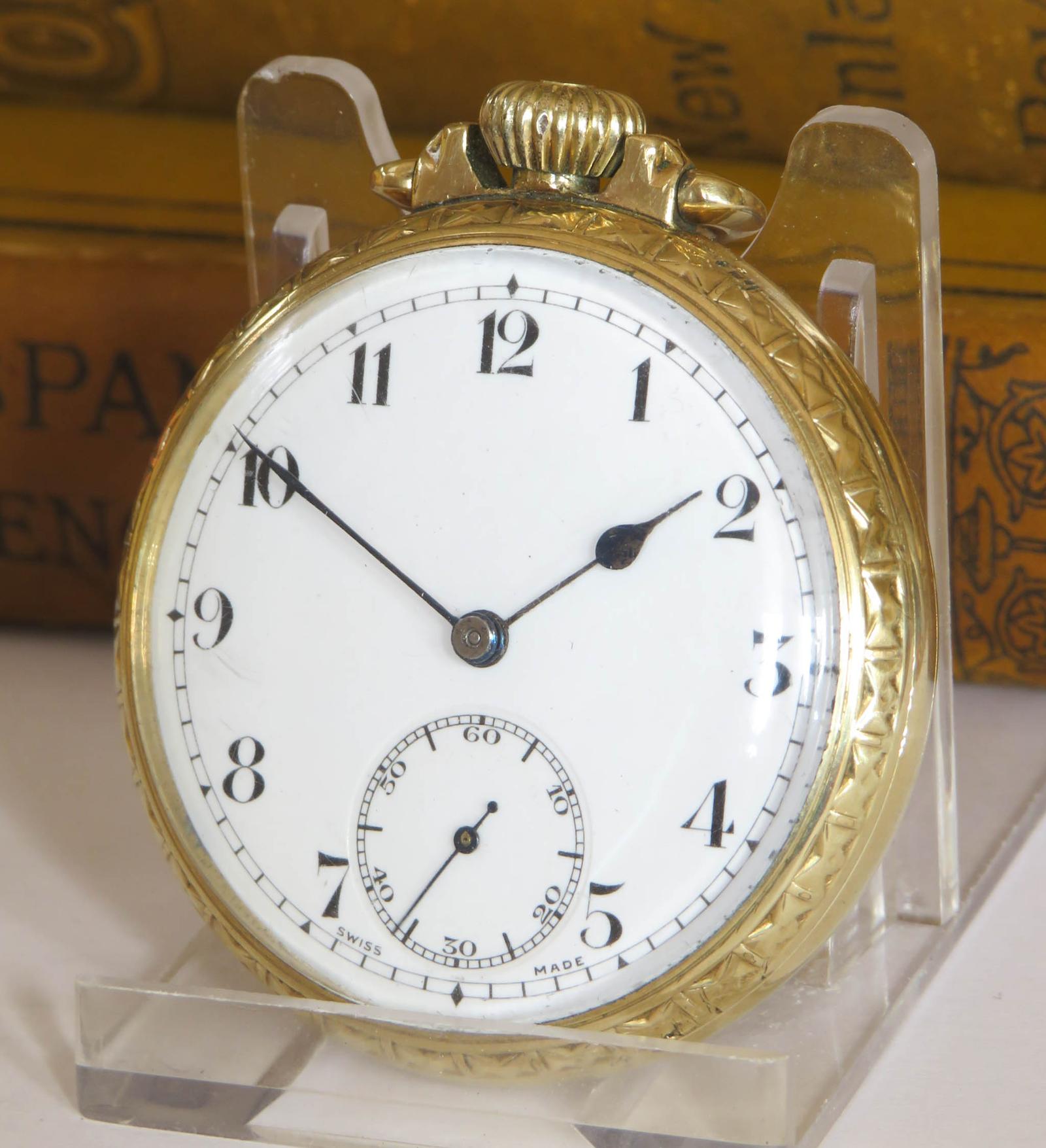 Pocket Watch: Vintage 1930s Gold Filled Pocket Watch (1 of 4) Pocket Watch: Vintage 1930s Gold Filled Pocket Watch (1 of 4)