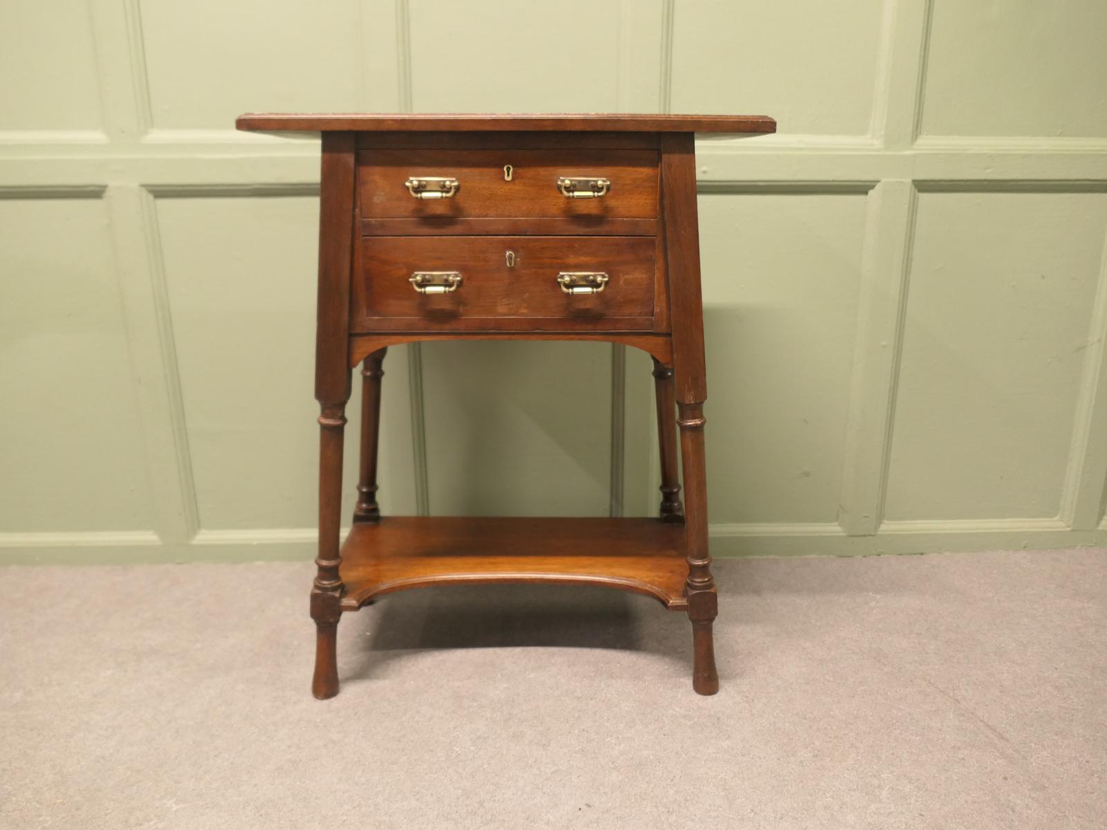 Arts & Crafts Jeweller’s Side Table (1 of 6)