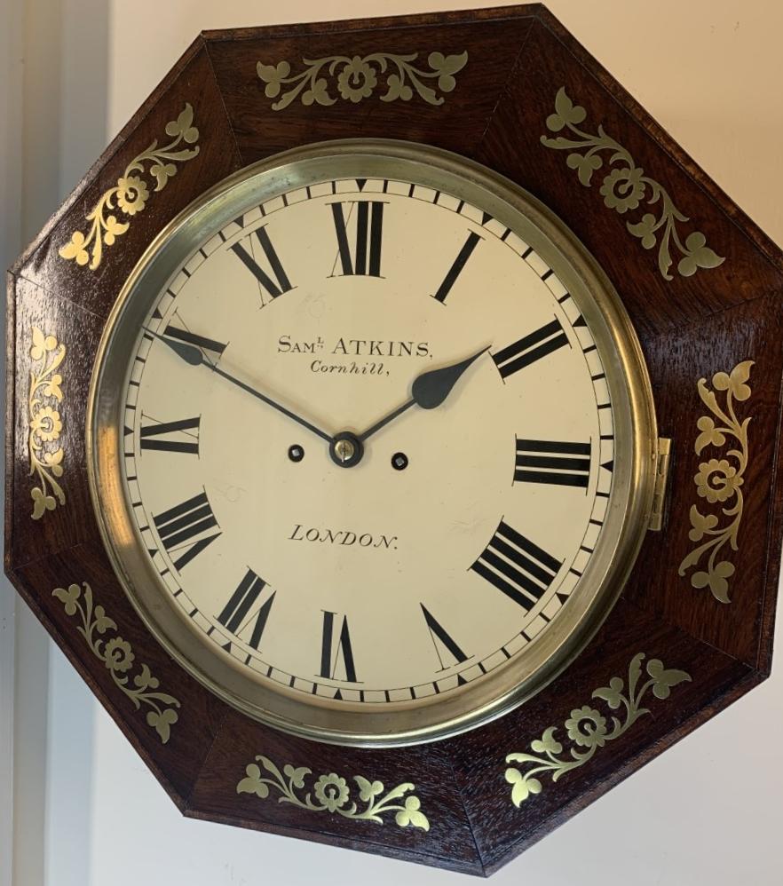 Rare Georgian Striking Fusee Wall Clock (1 of 20)