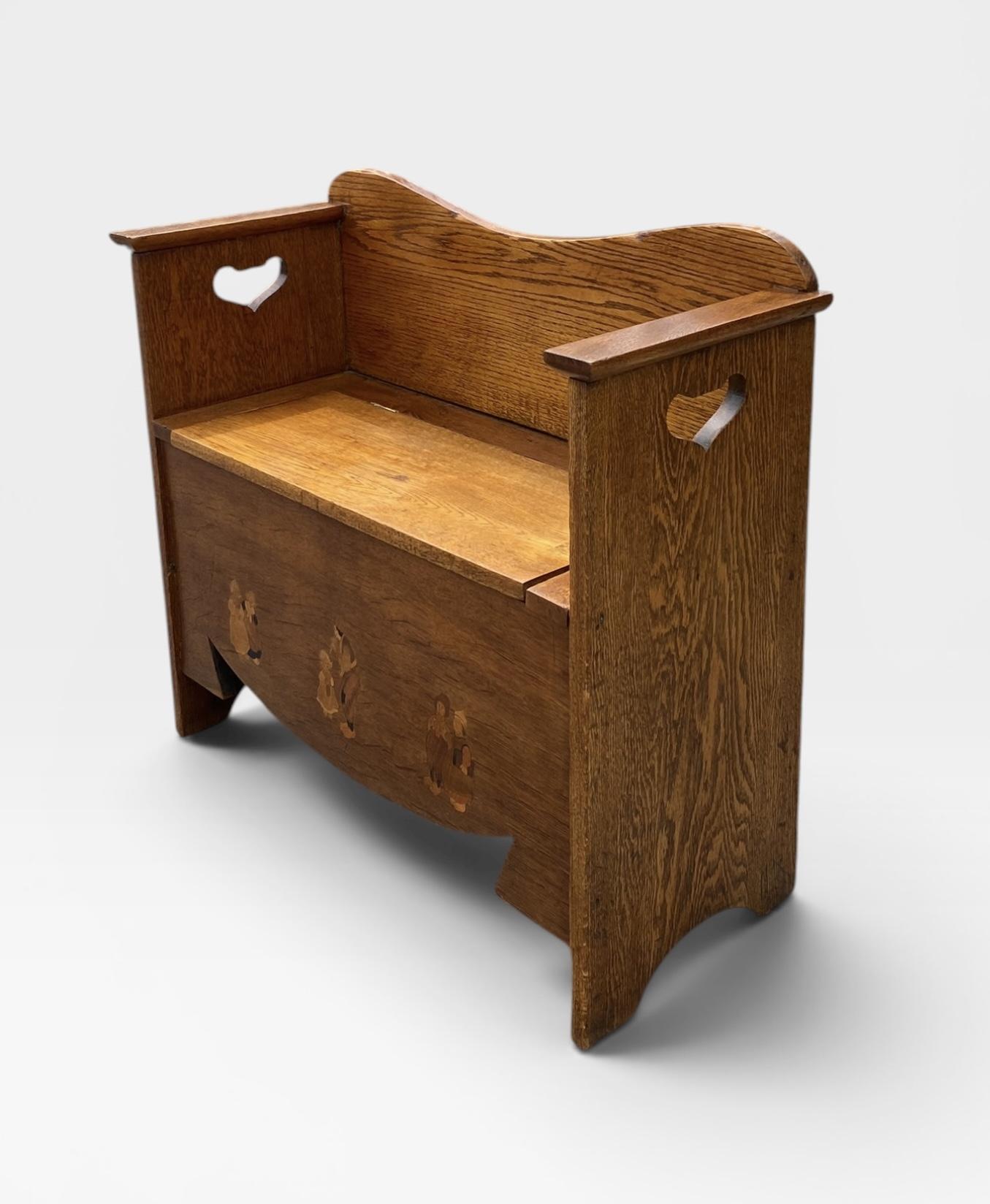 Antique Arts & Crafts Oak Settle / Storage Bench (1 of 19) Antique Arts & Crafts Oak Settle / Storage Bench (1 of 19)