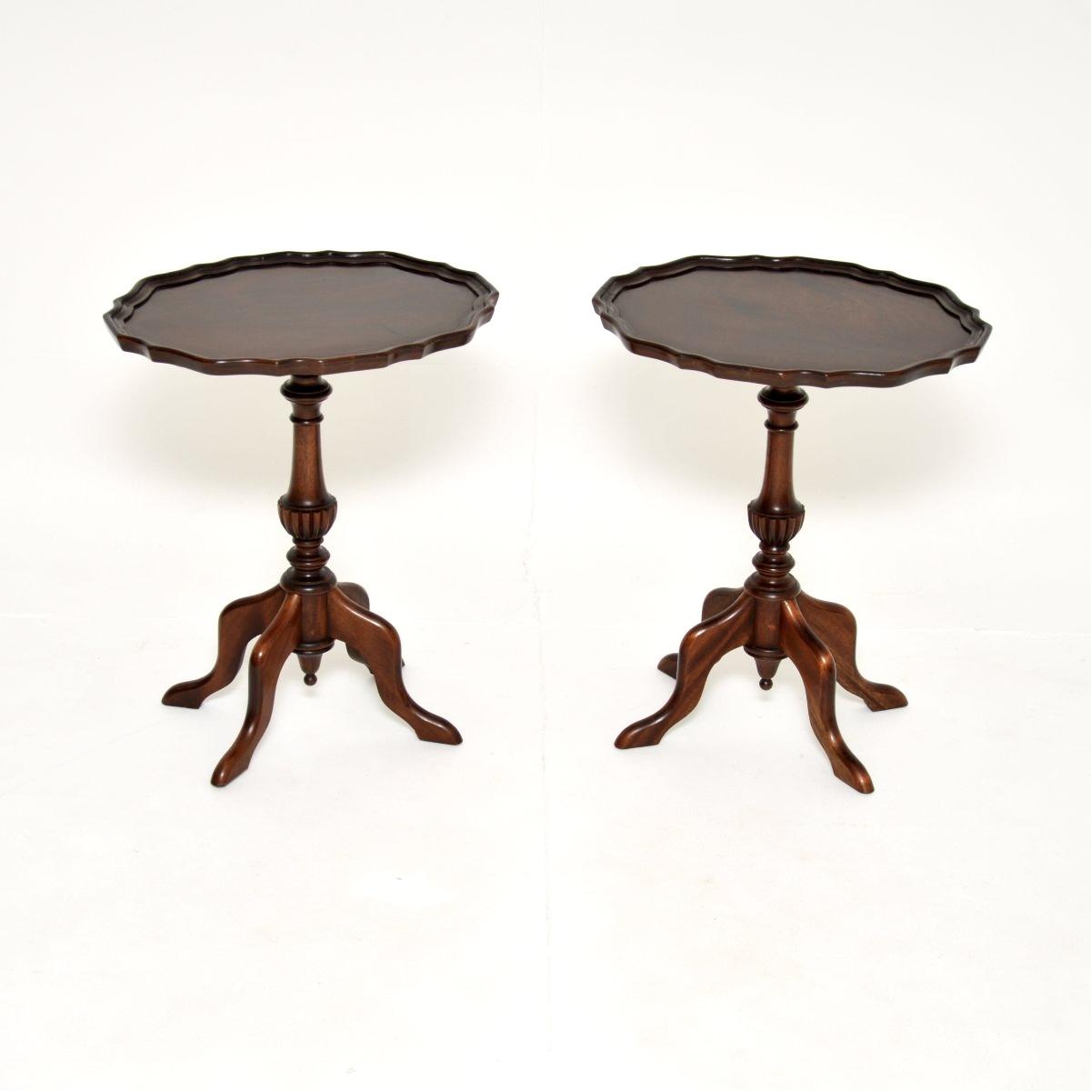 Pair of Mahogany Wine Tables (1 of 8)